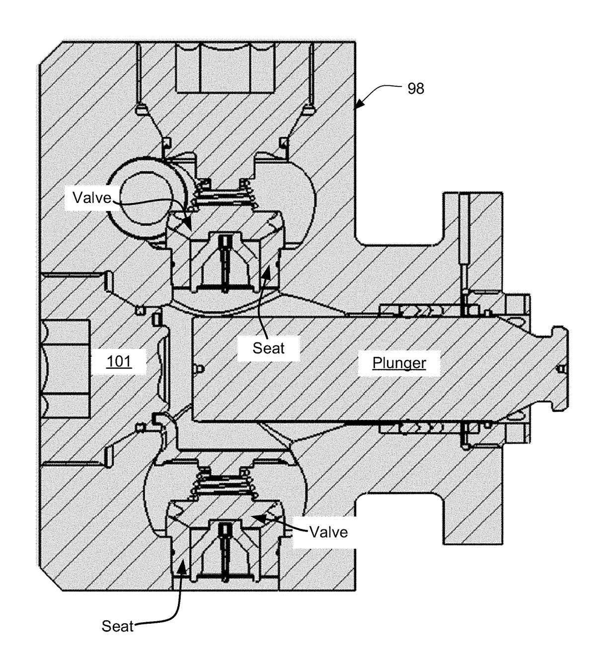 Frac pump sealed nut assembly