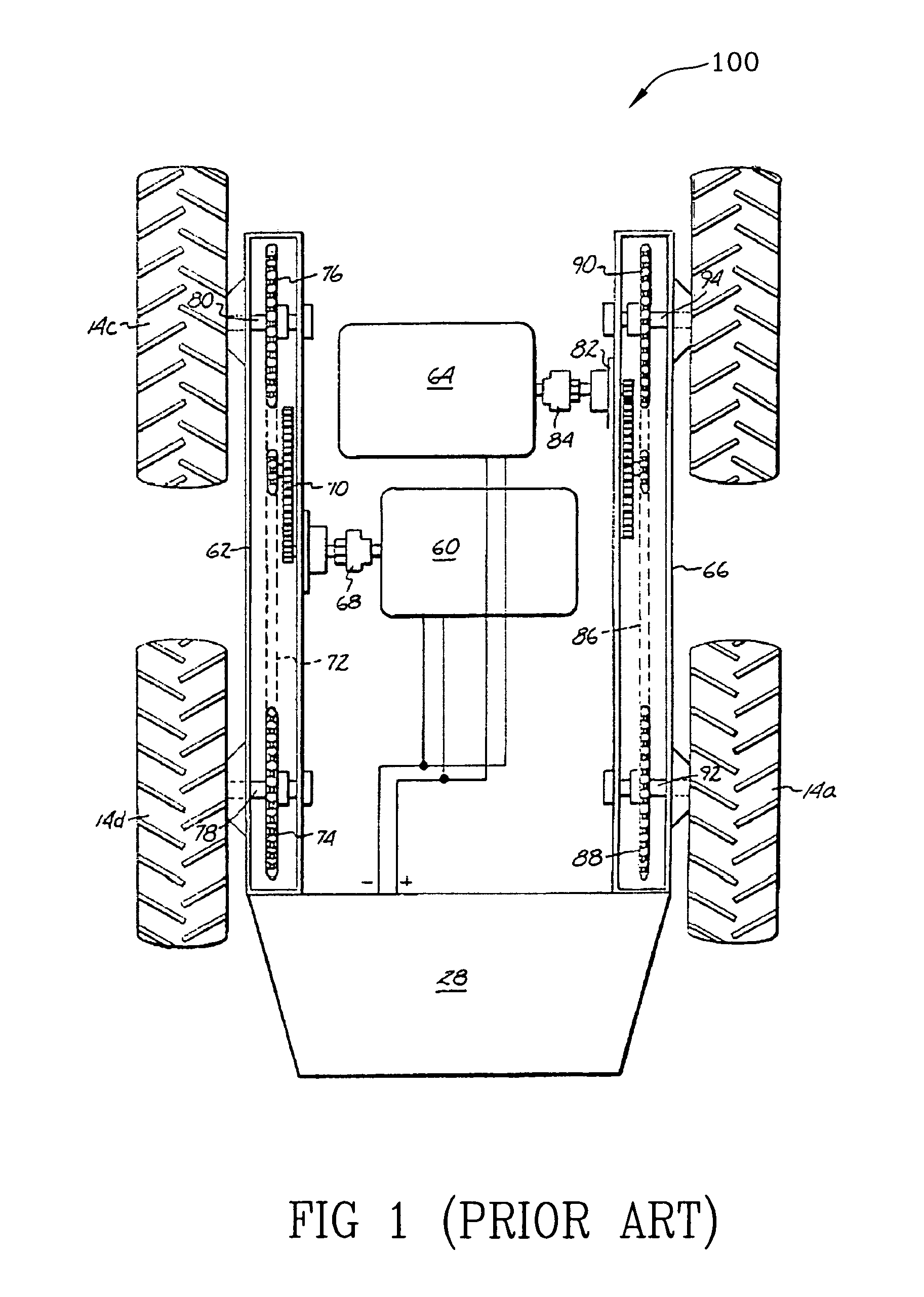 Lubrication system for right-angle drives used with utility vehicles