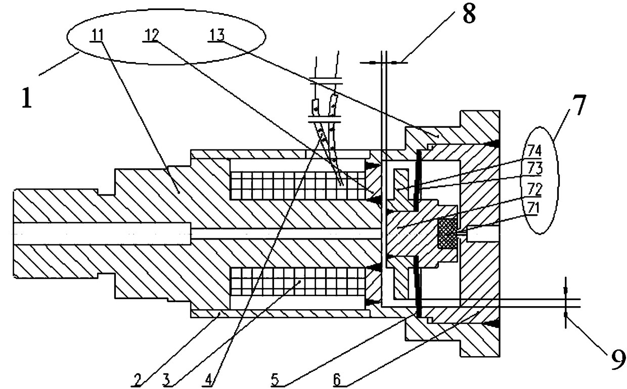 A Magnetic Circuit Structure of a Frictionless Proportional Valve