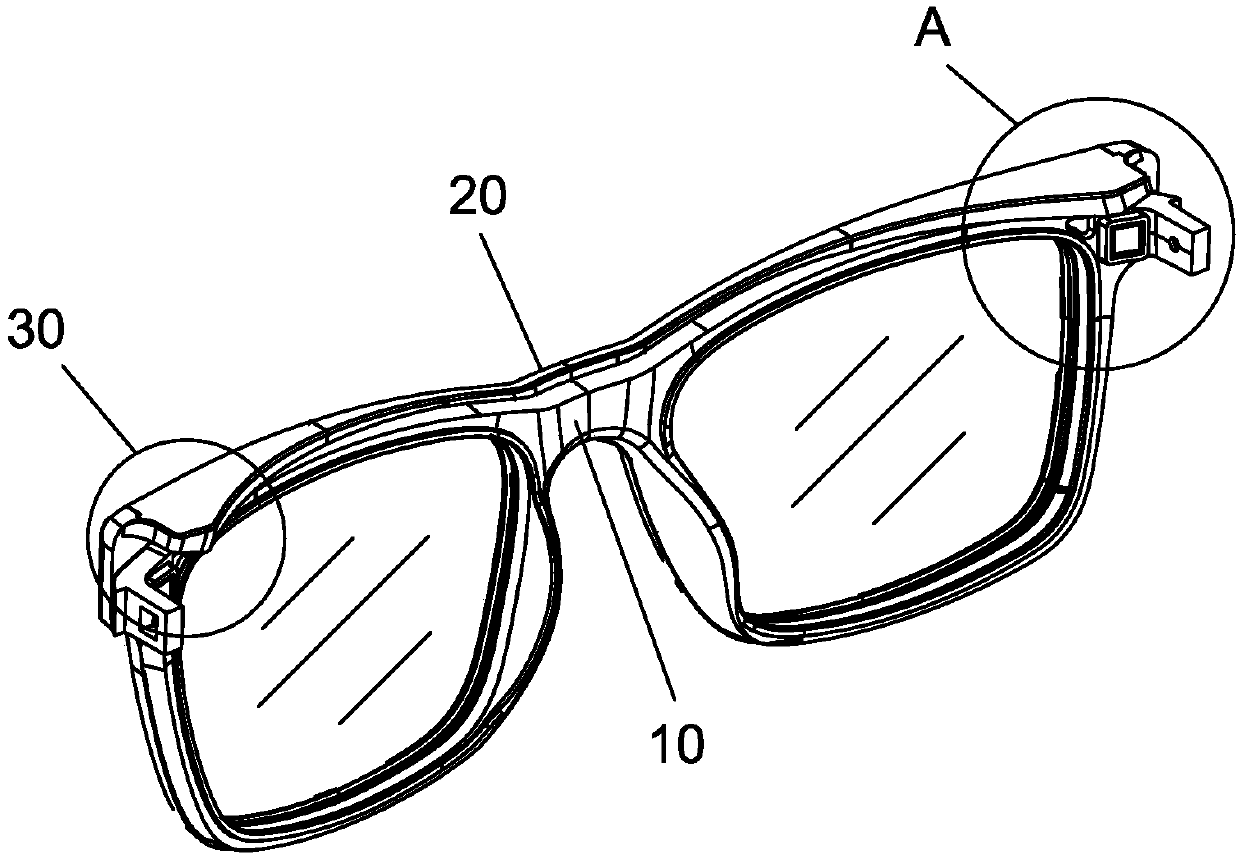 Rapid-disassembly magnetic attraction turning glasses