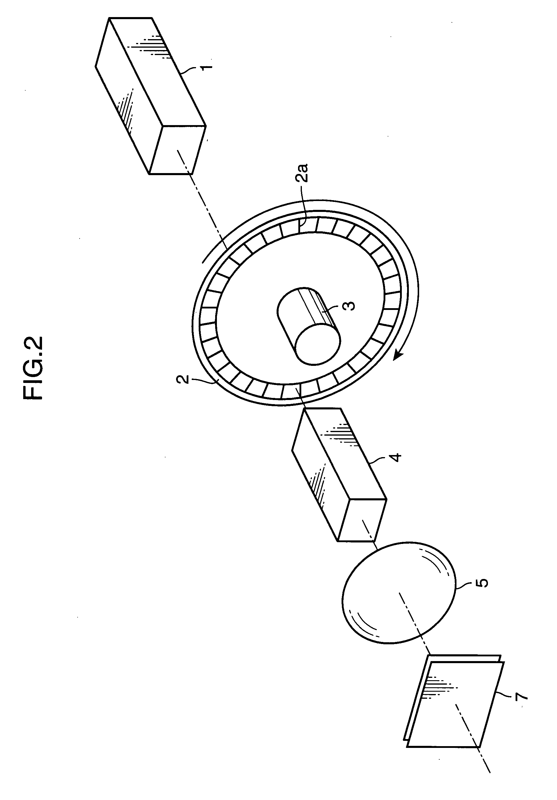 Two Dimensional Image Forming Device
