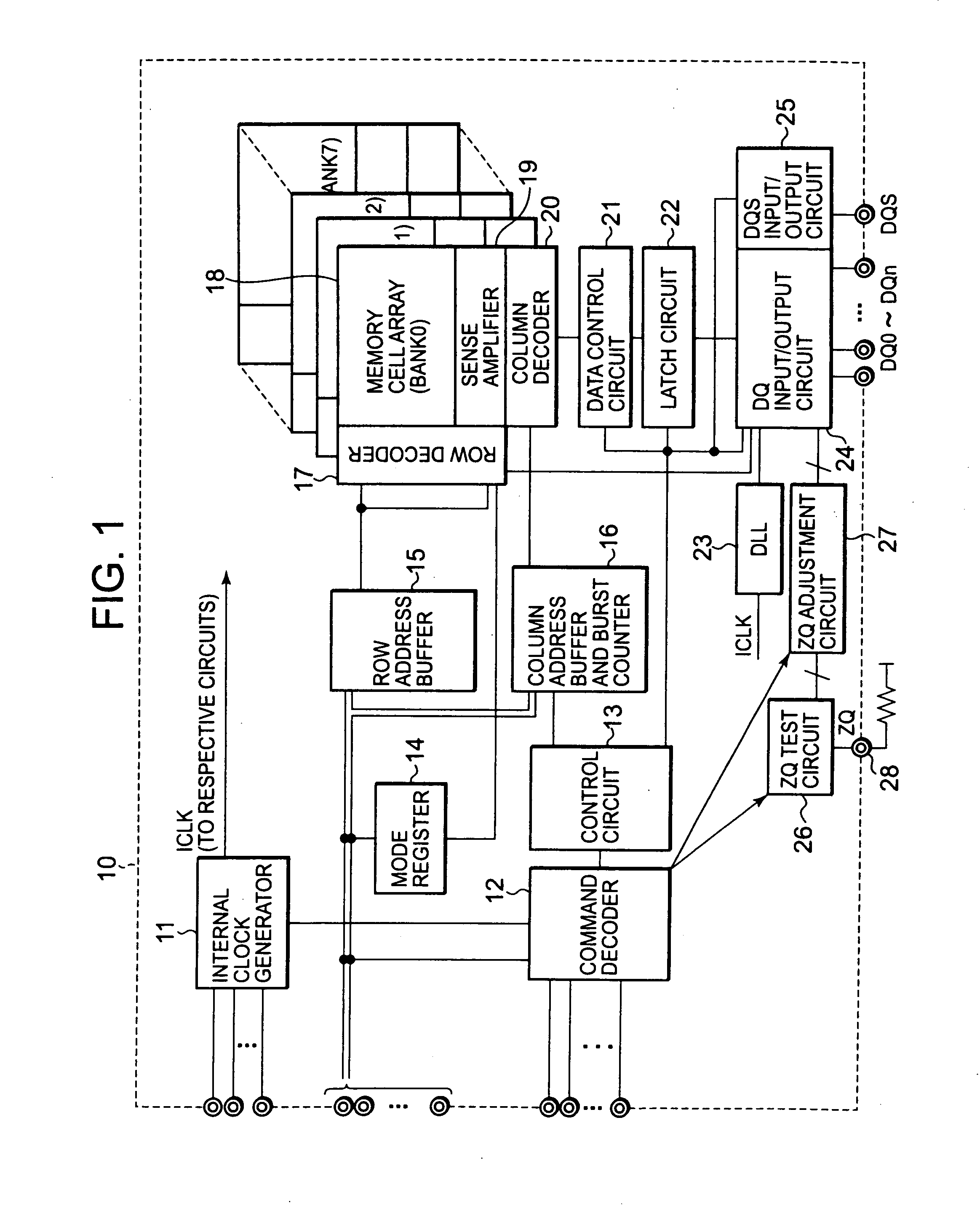 Semiconductor device, system with semiconductor device, and calibration method