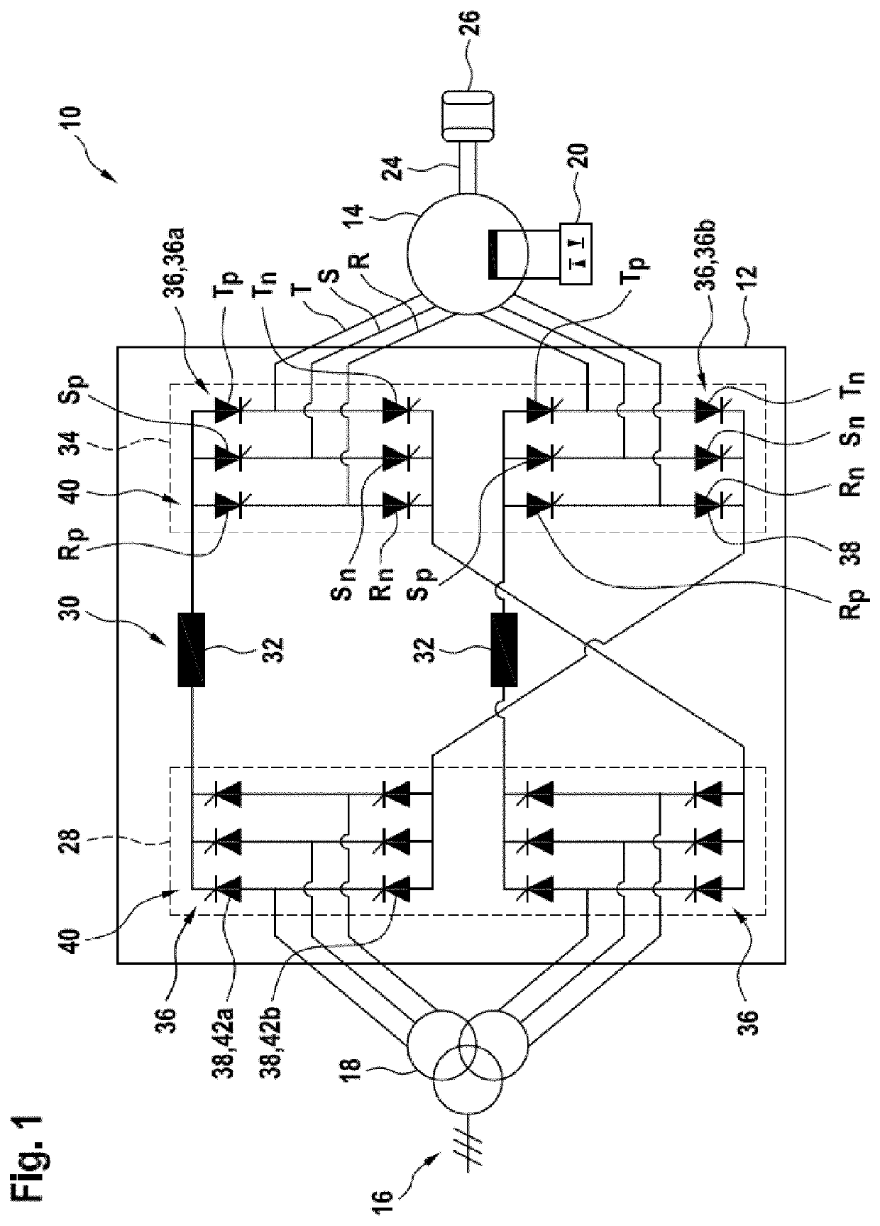 Switching an electrical voltage source converter