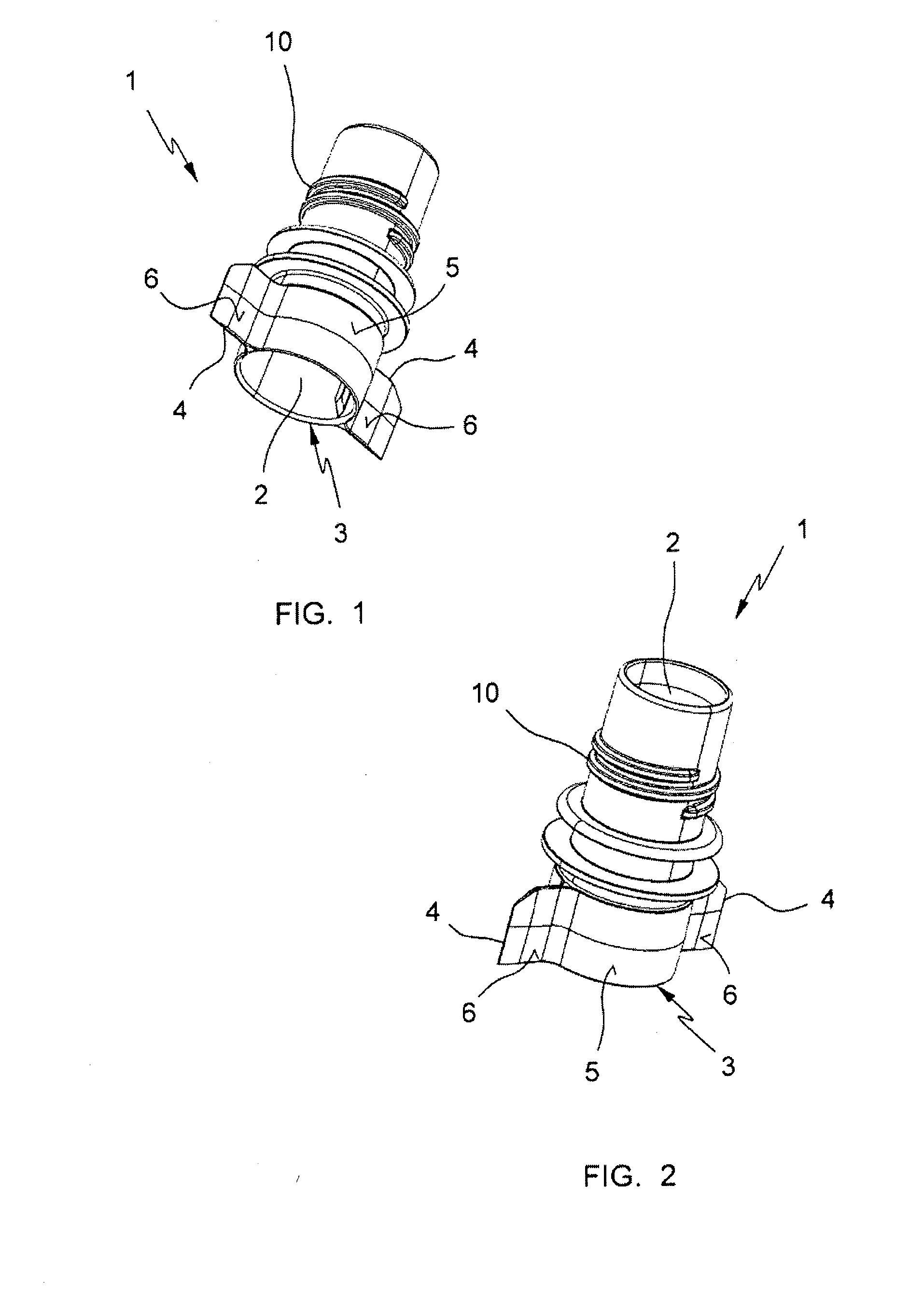 Discharge spout for flexible bags