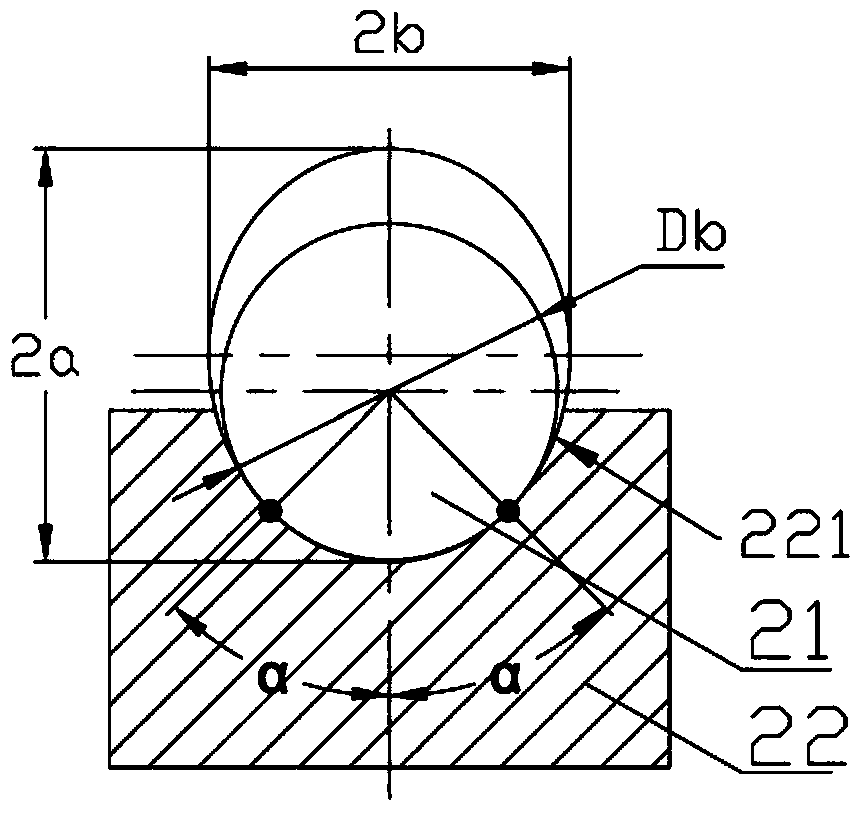 Machining method for rolling bearing with ring precisely shaped by hard finishing