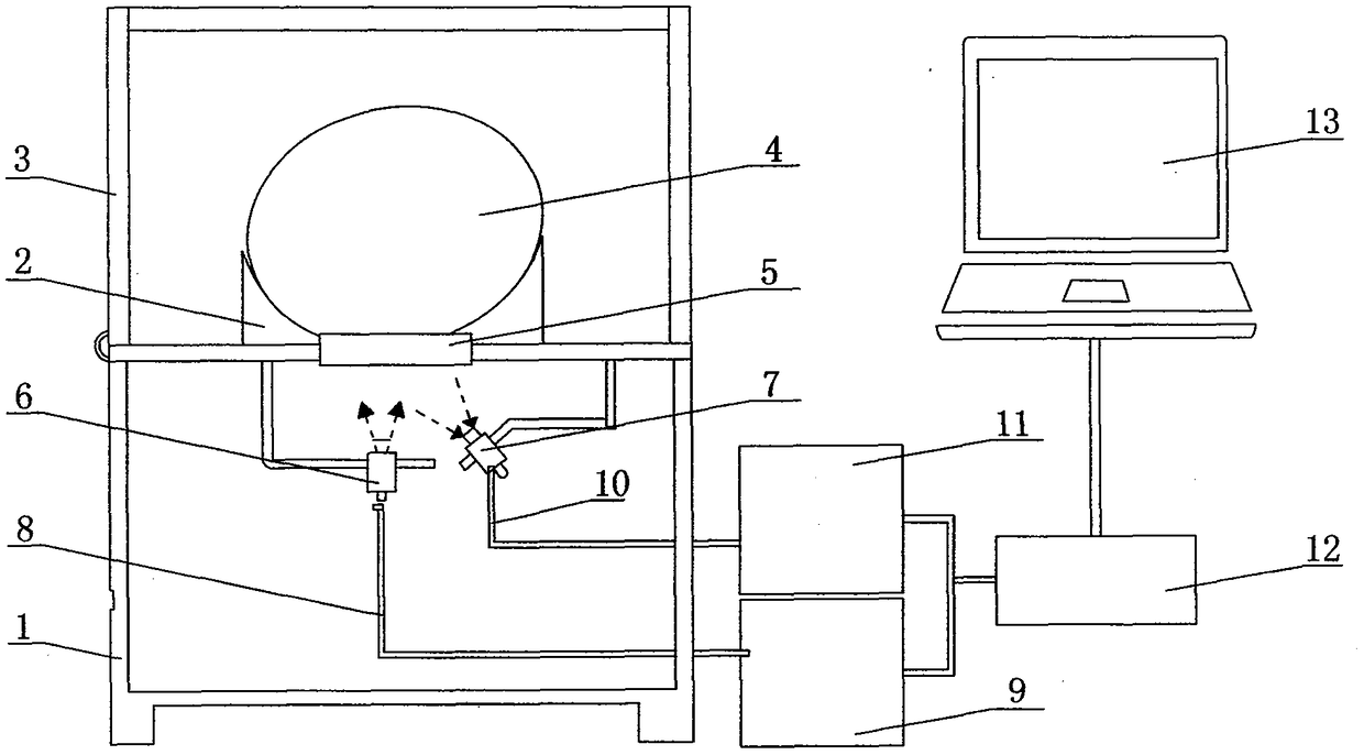 Egg freshness detection device and method based on synchronous fluorescence