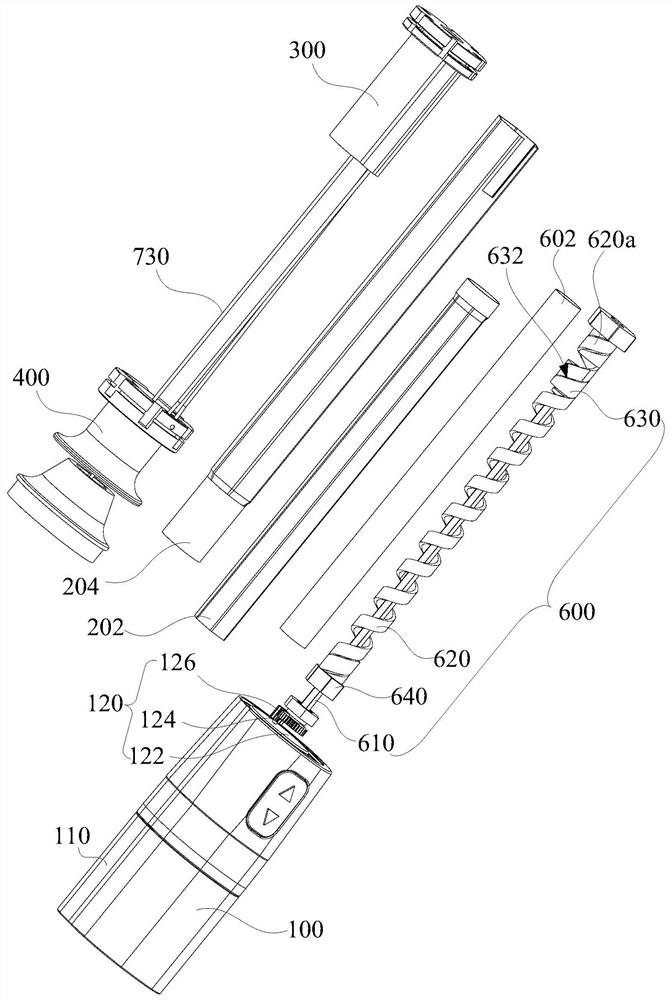 Umbrella rod device, electric umbrella and telescopic device