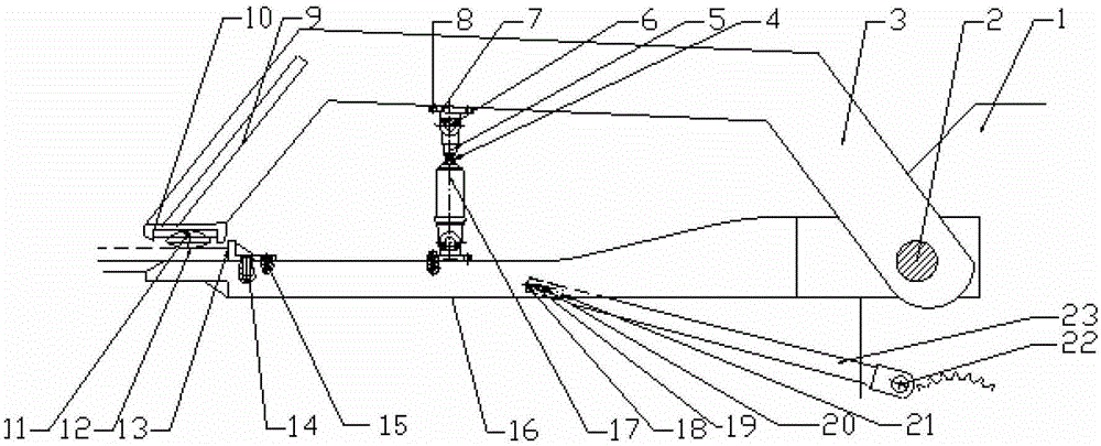 A clamping and conveying device for a large marine edge milling machine