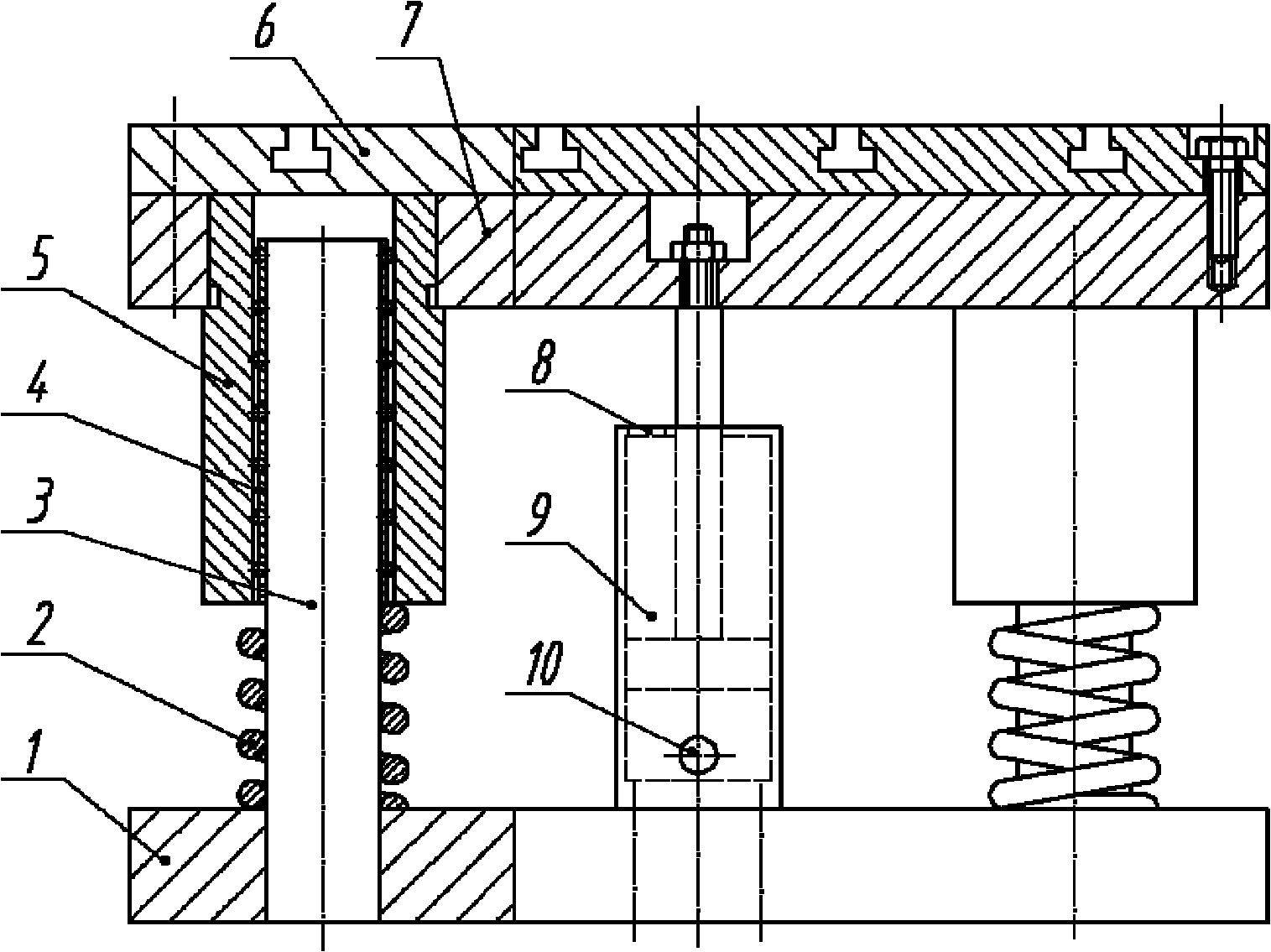 Air-floating working platform for ultrasonic processing