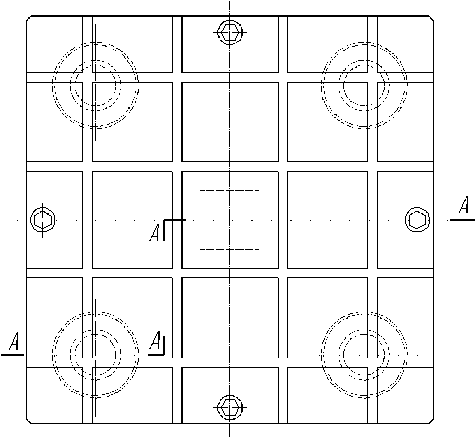 Air-floating working platform for ultrasonic processing