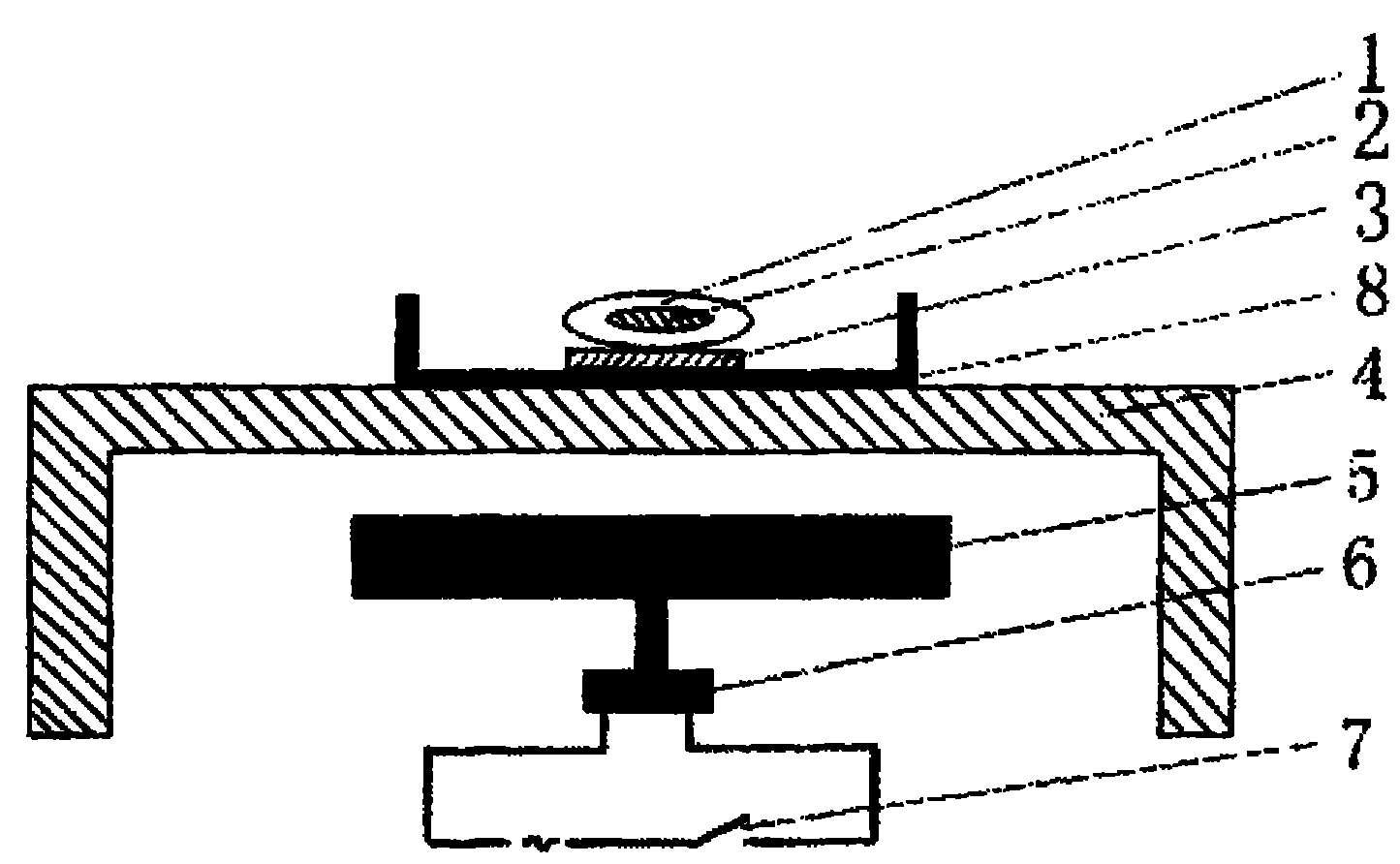 Device and method for removing metal plating layer on back of nano-alumina template