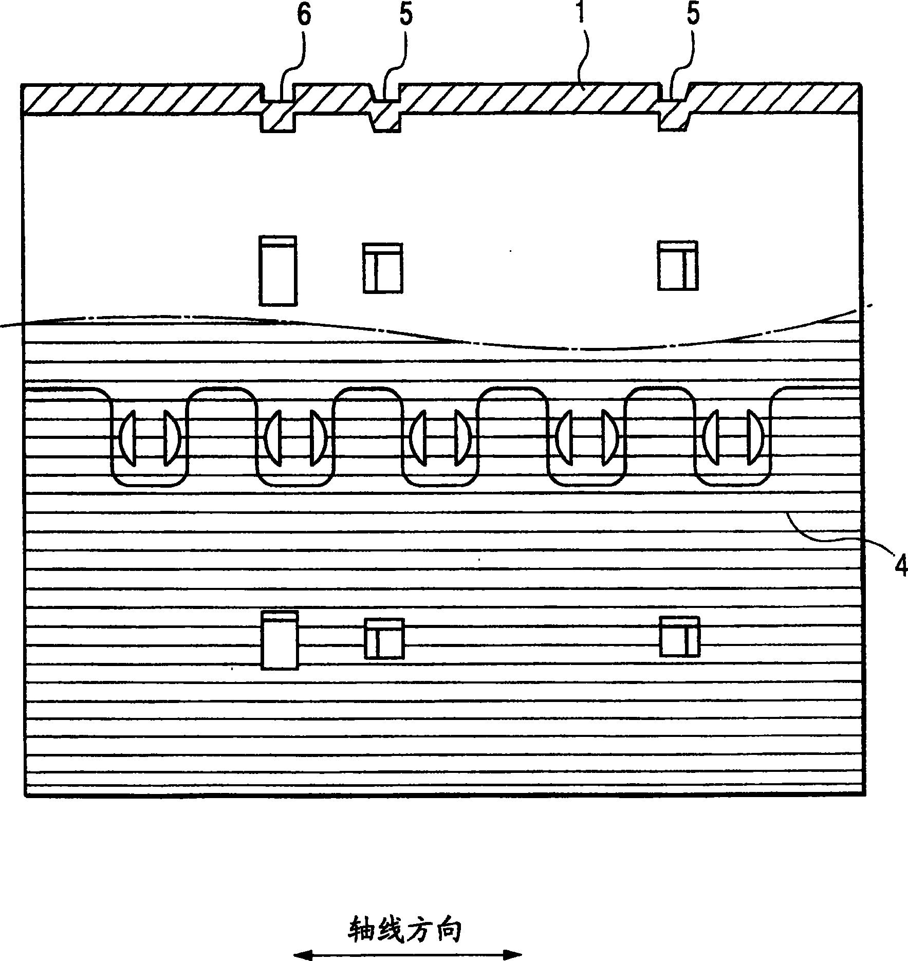 Yoke of rotary electric machine and manufacturing method thereof