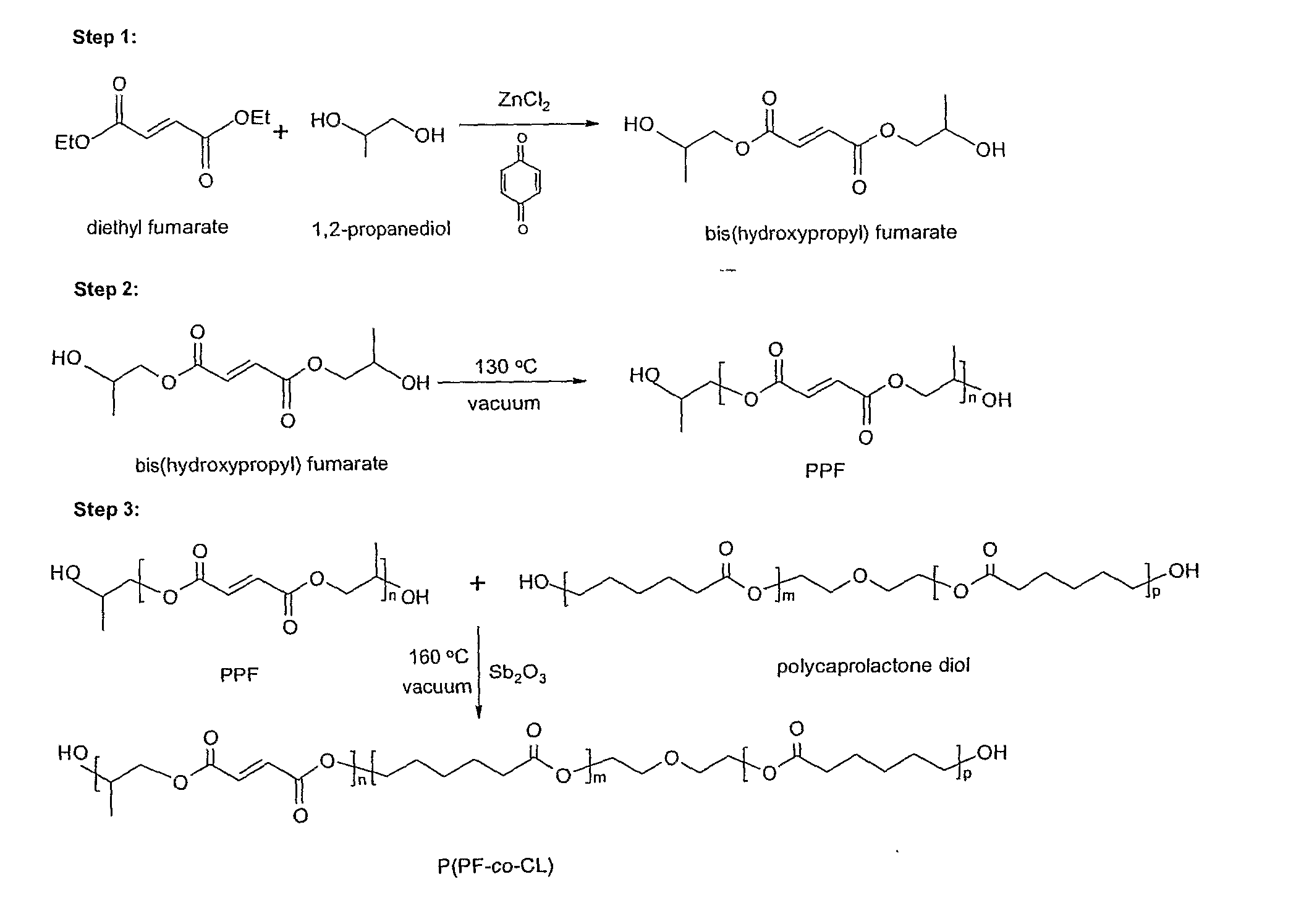 Block Copolymers of Polycarpolactone and Poly (Propylene Funarate)