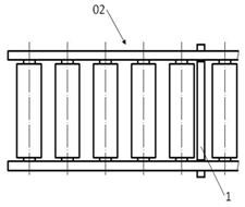 Stop hydraulic driving device of stainless steel plate