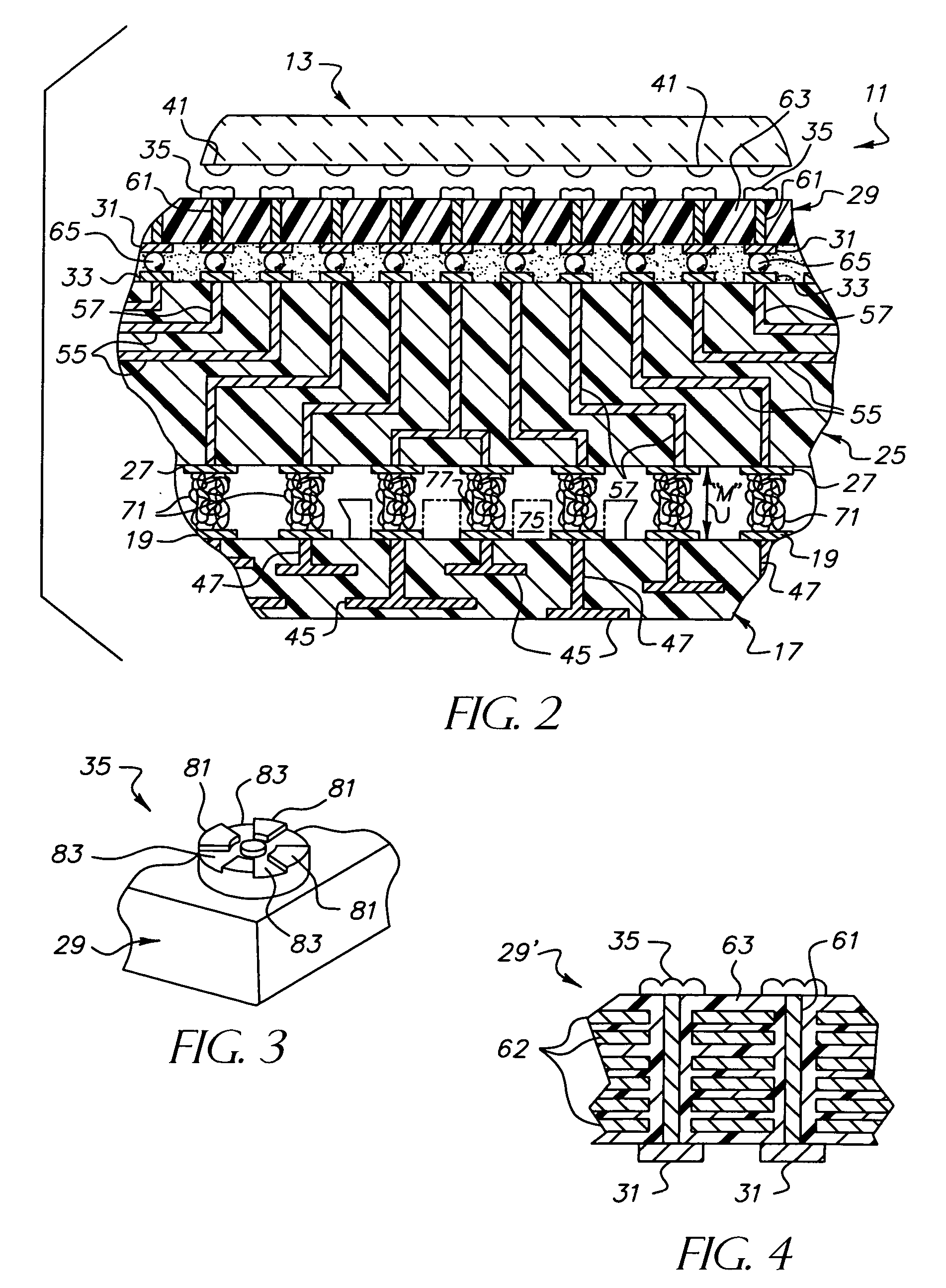 Interposer and test assembly for testing electronic devices