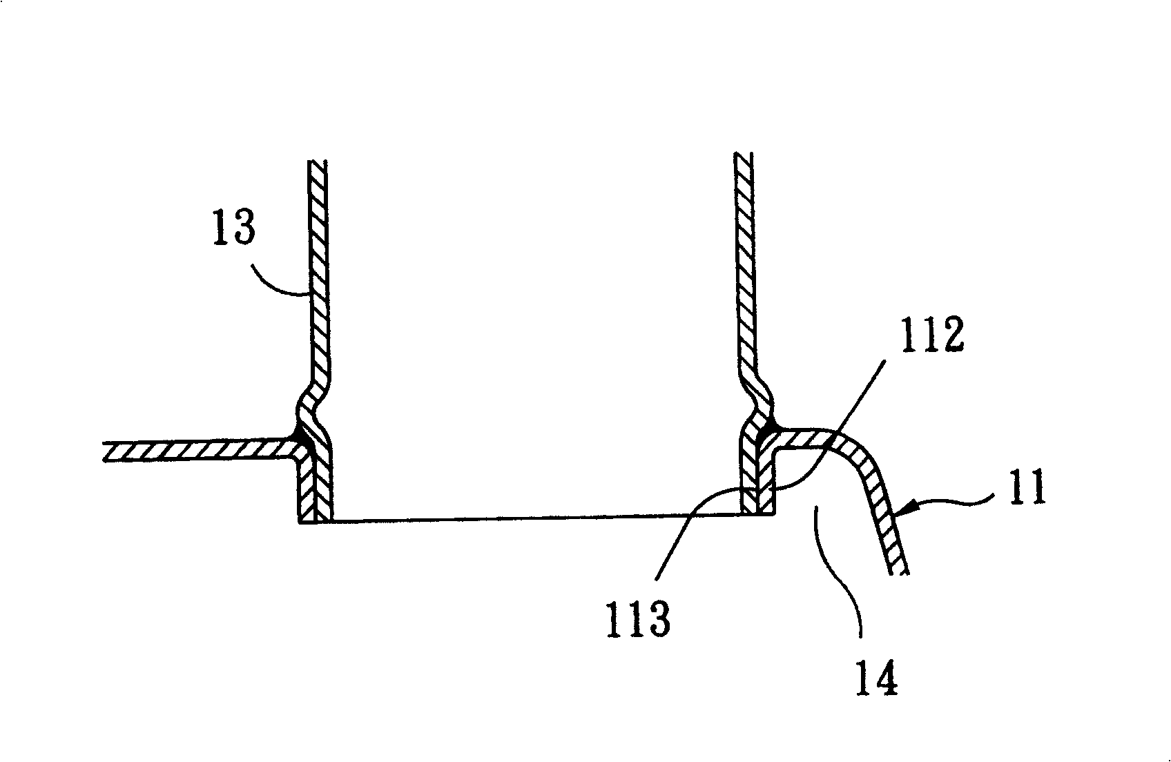 Cemented oil tank and its producing method