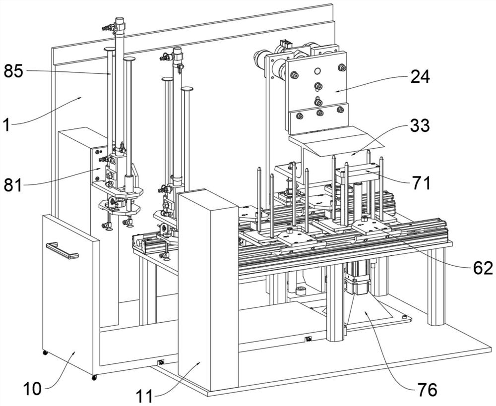 Steel structure component transfer device