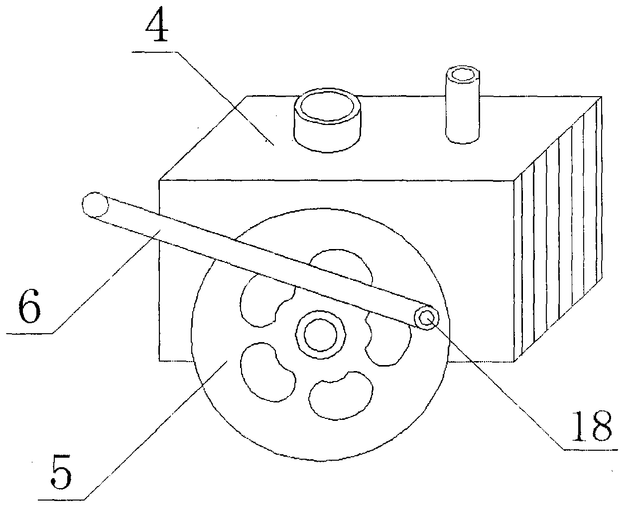 Small-sized icebreaking and oxygen increasing boat