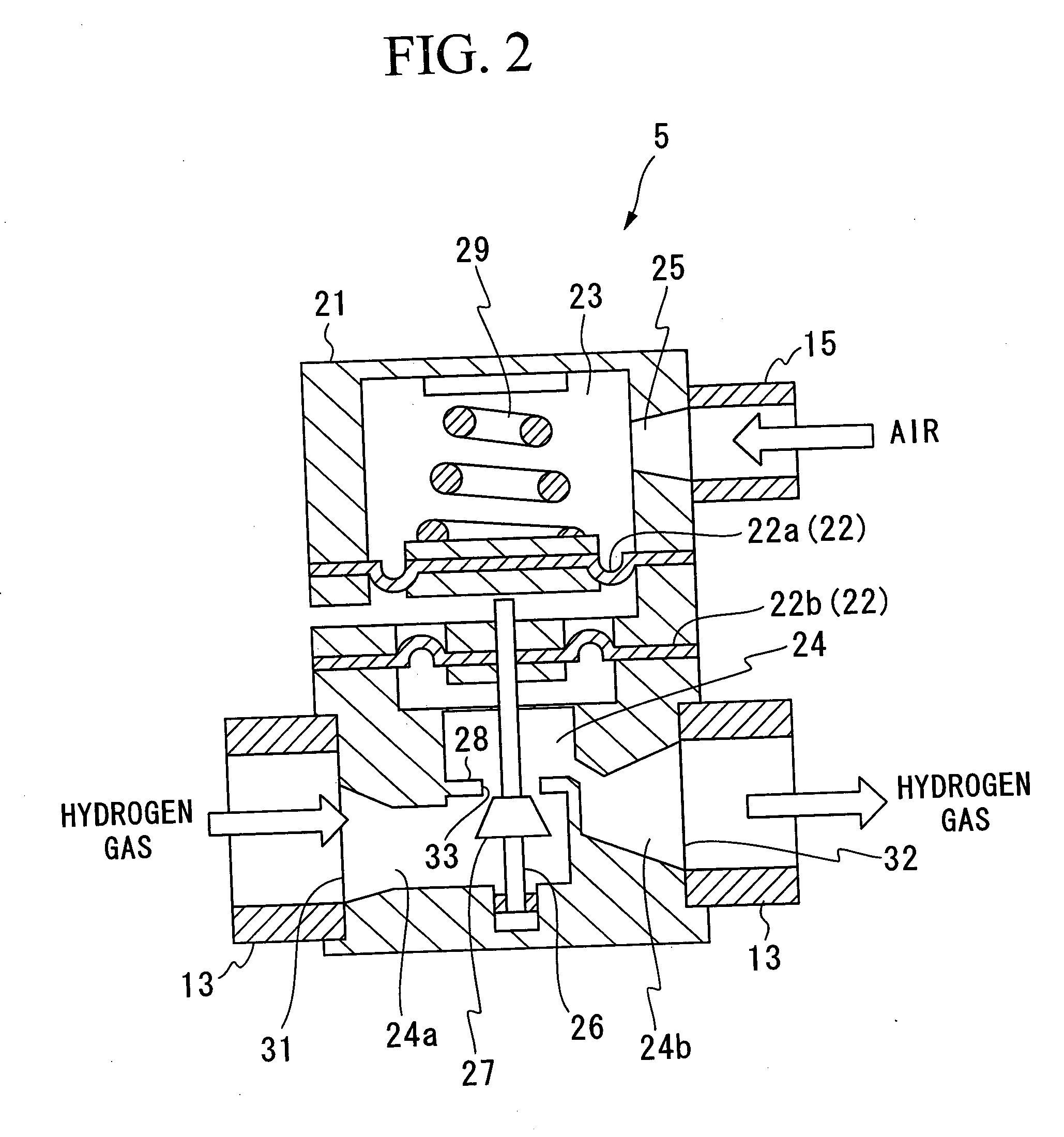 Reaction gas supply apparatus and method for fuel cell