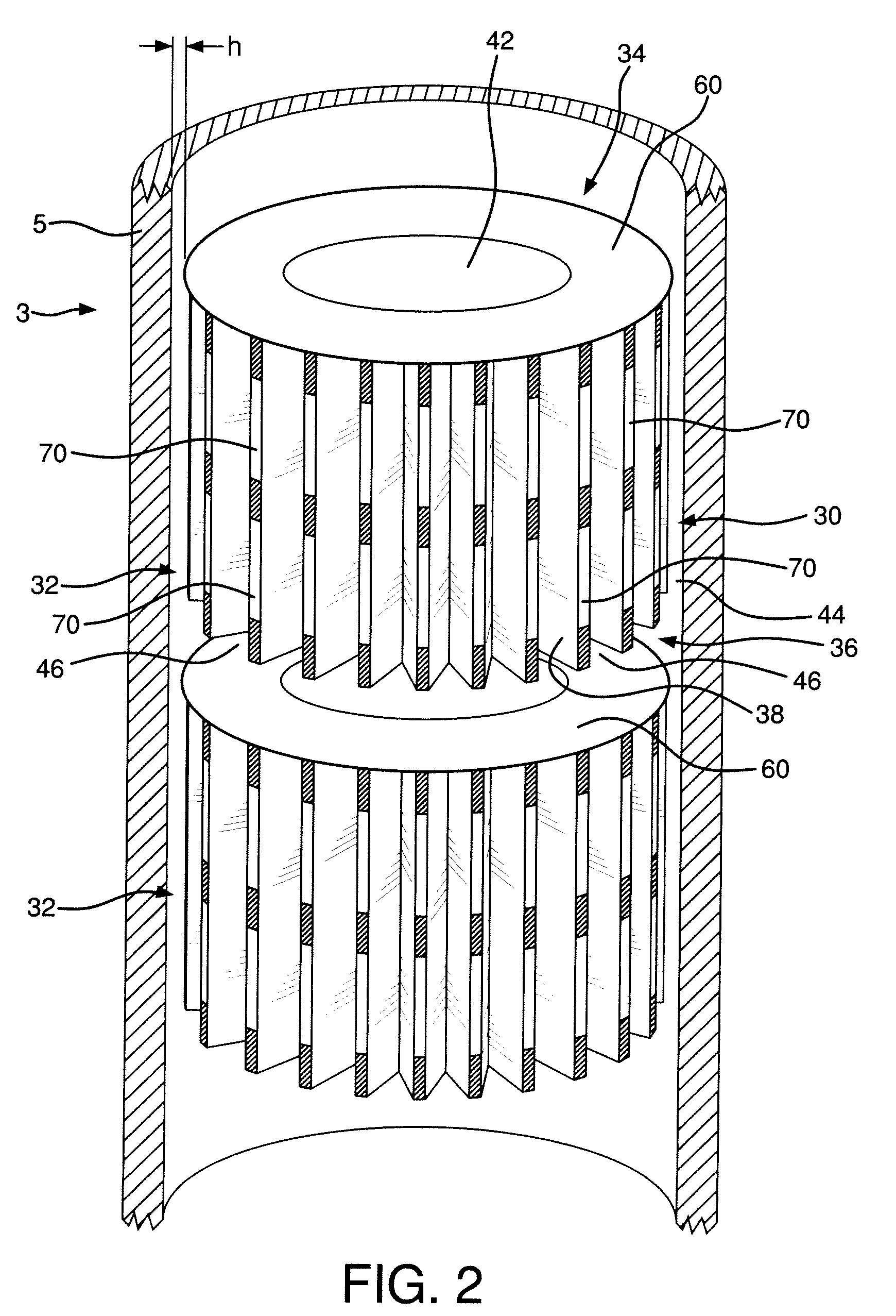 Tubular reactor with jet impingement heat transfer