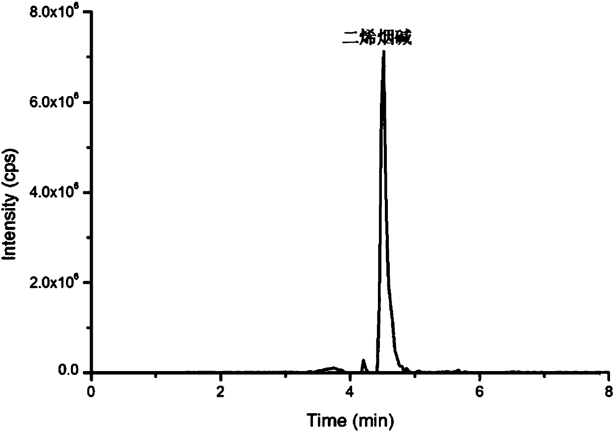 Method for measuring trace alkaloids and nitrosamines in cigarette filters