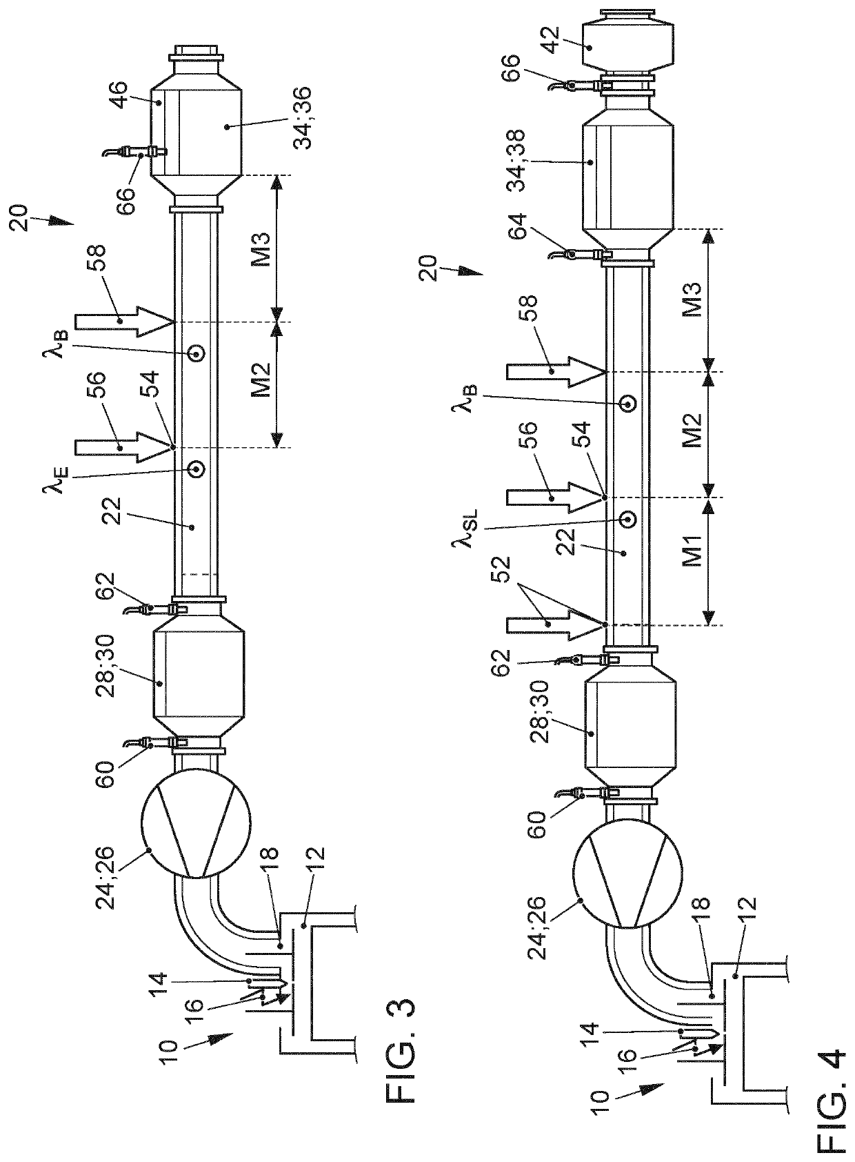 Exhaust gas aftertreatment system, and method for the exhaust gas aftertreatment of an internal combustion engine