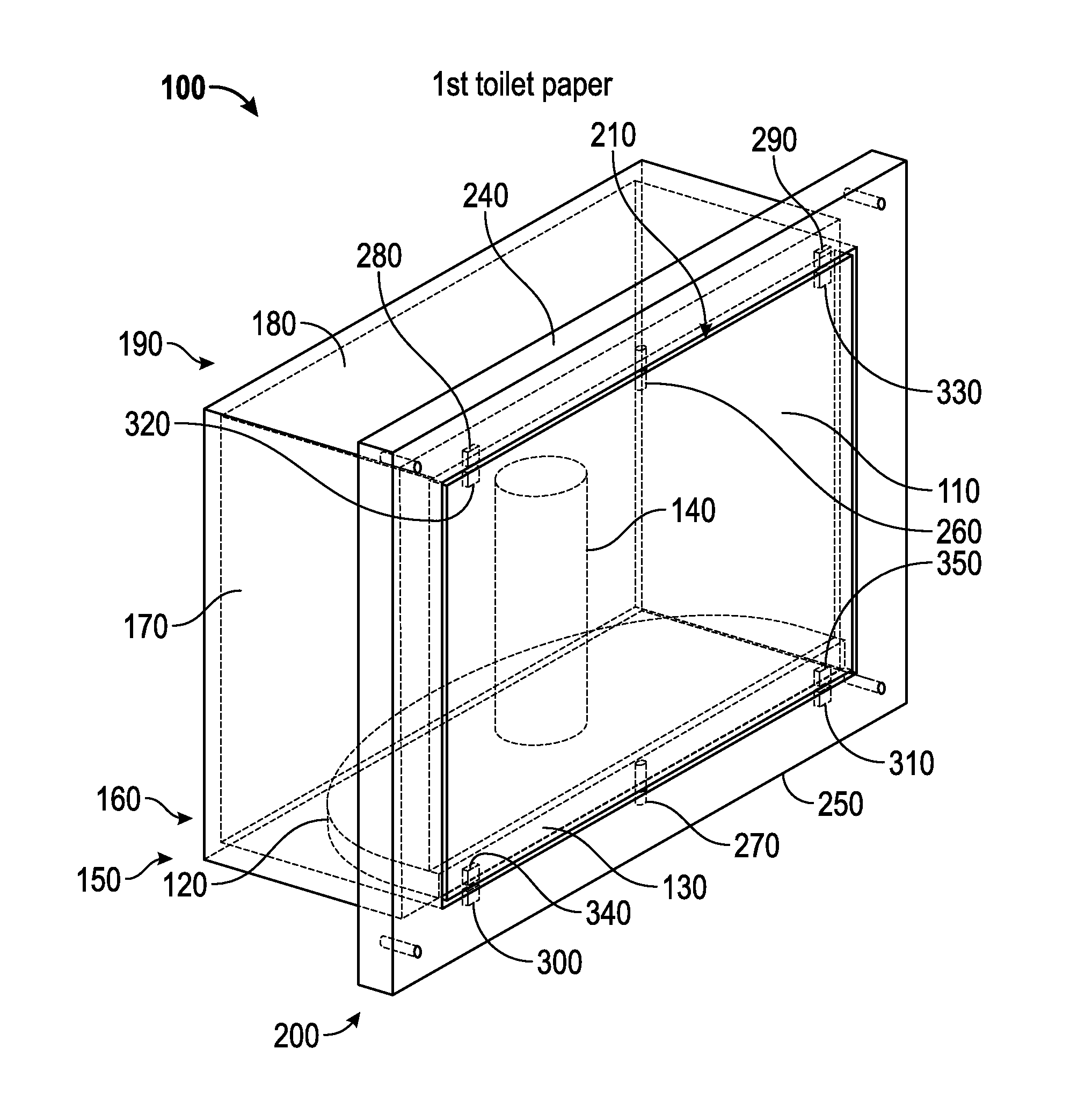 Concealable Toilet Paper Spindle and Method of Use