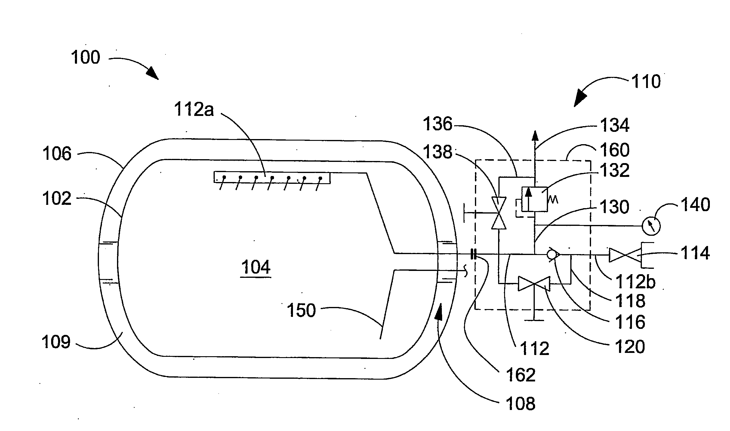Storage Tank For A Cryogenic Liquid And Method Of Re-Filling Same
