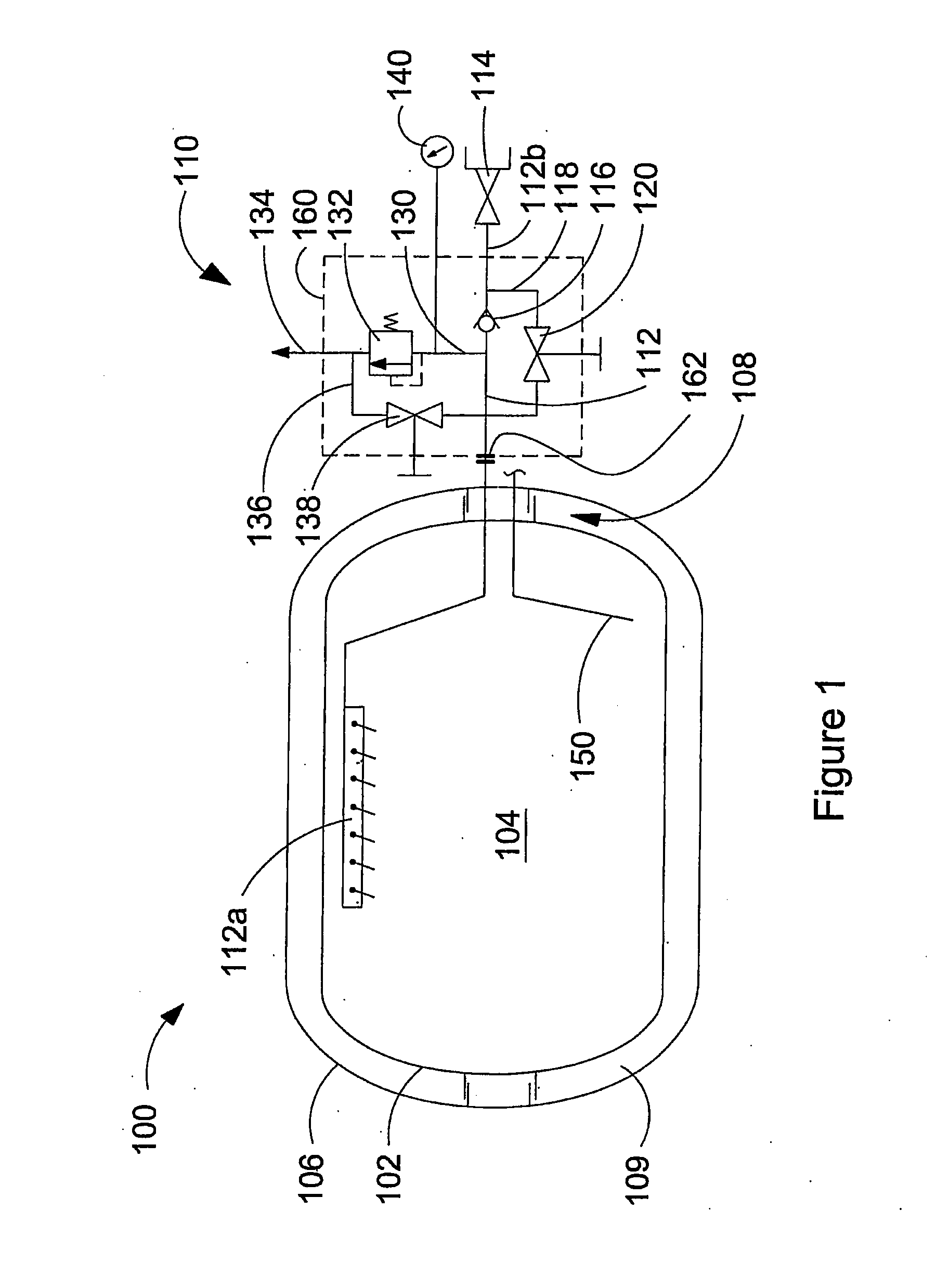 Storage Tank For A Cryogenic Liquid And Method Of Re-Filling Same