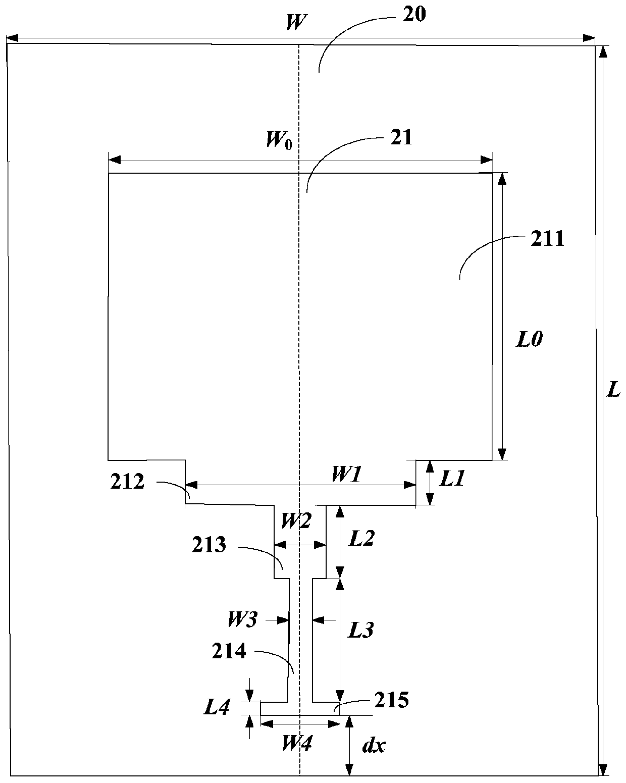 Reconfigurable ax-shaped dual-mode monopole antenna