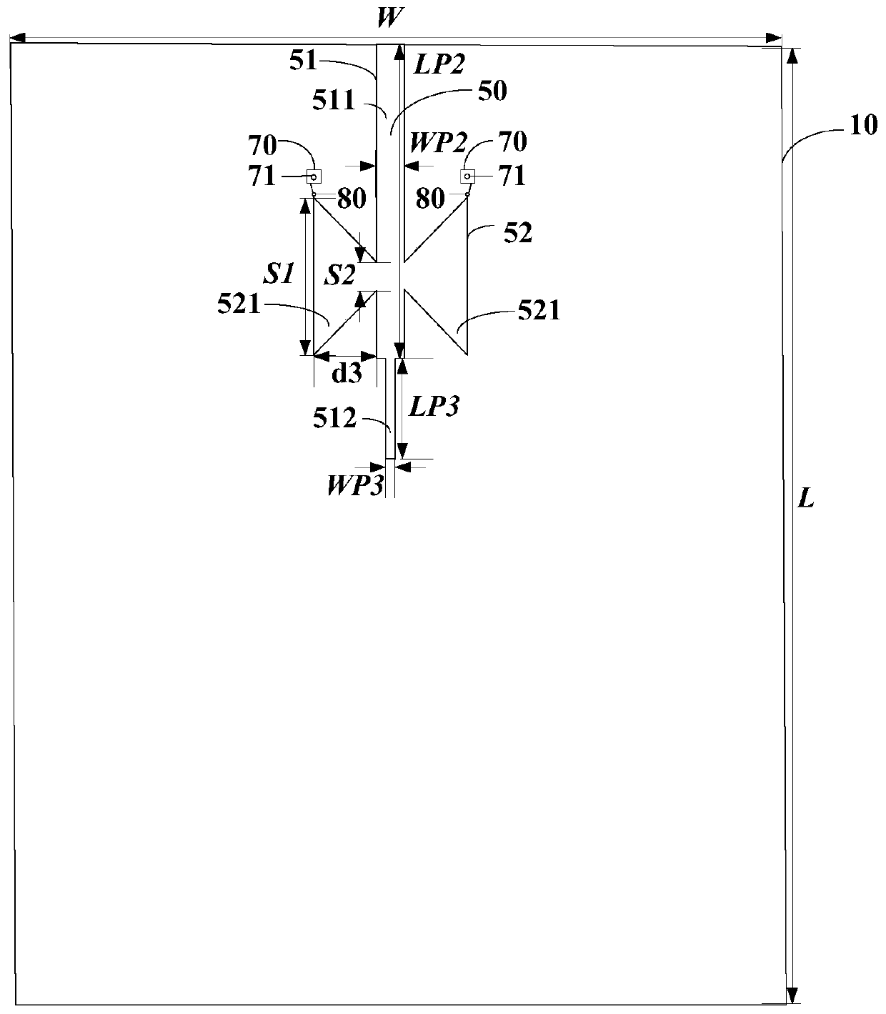 Reconfigurable ax-shaped dual-mode monopole antenna