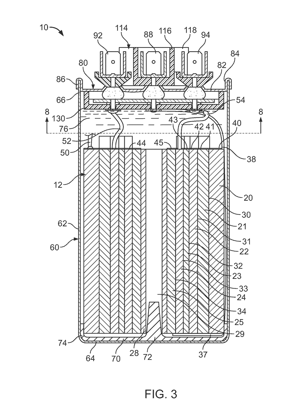 Capacitor with multiple elements for multiple replacement applications