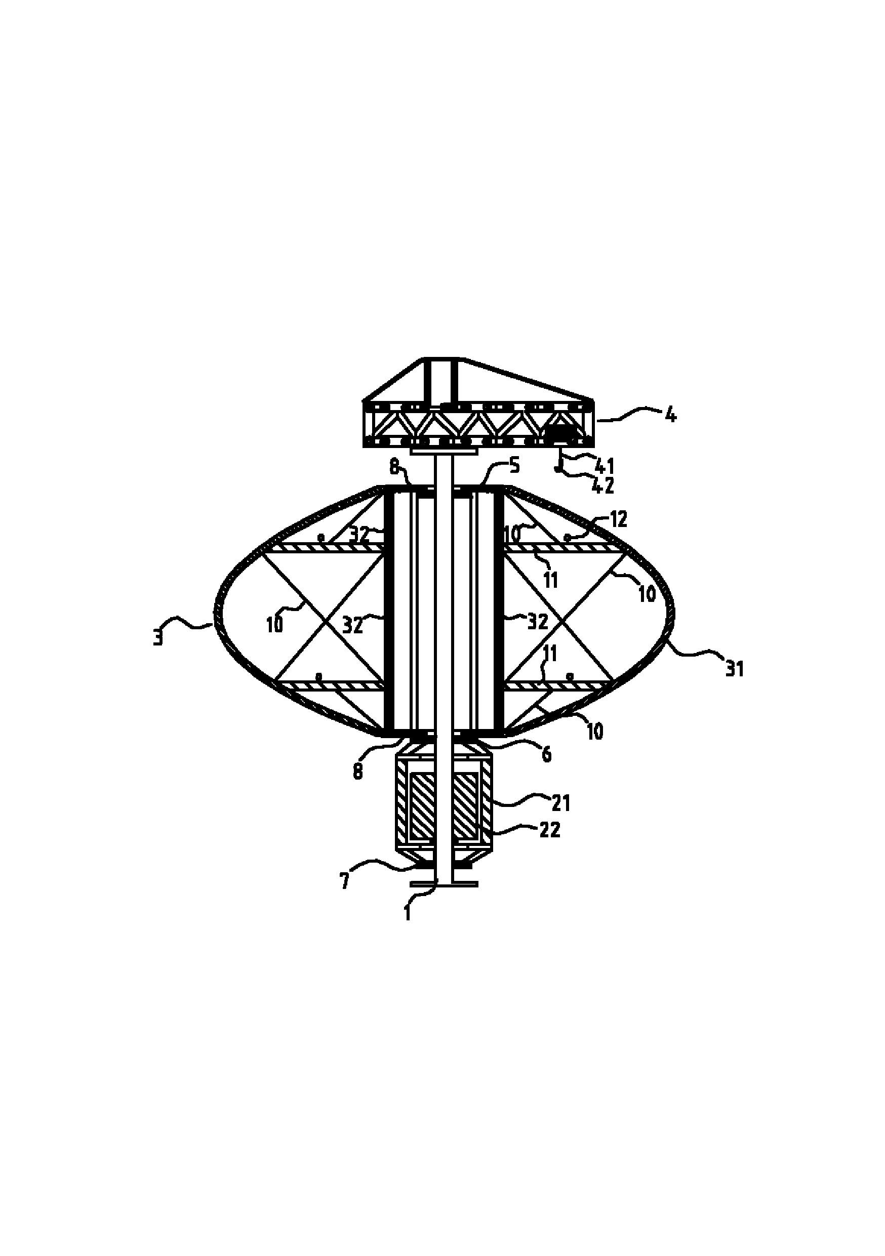 Method for avoiding stall caused by strong wind in vertical axis wind turbine