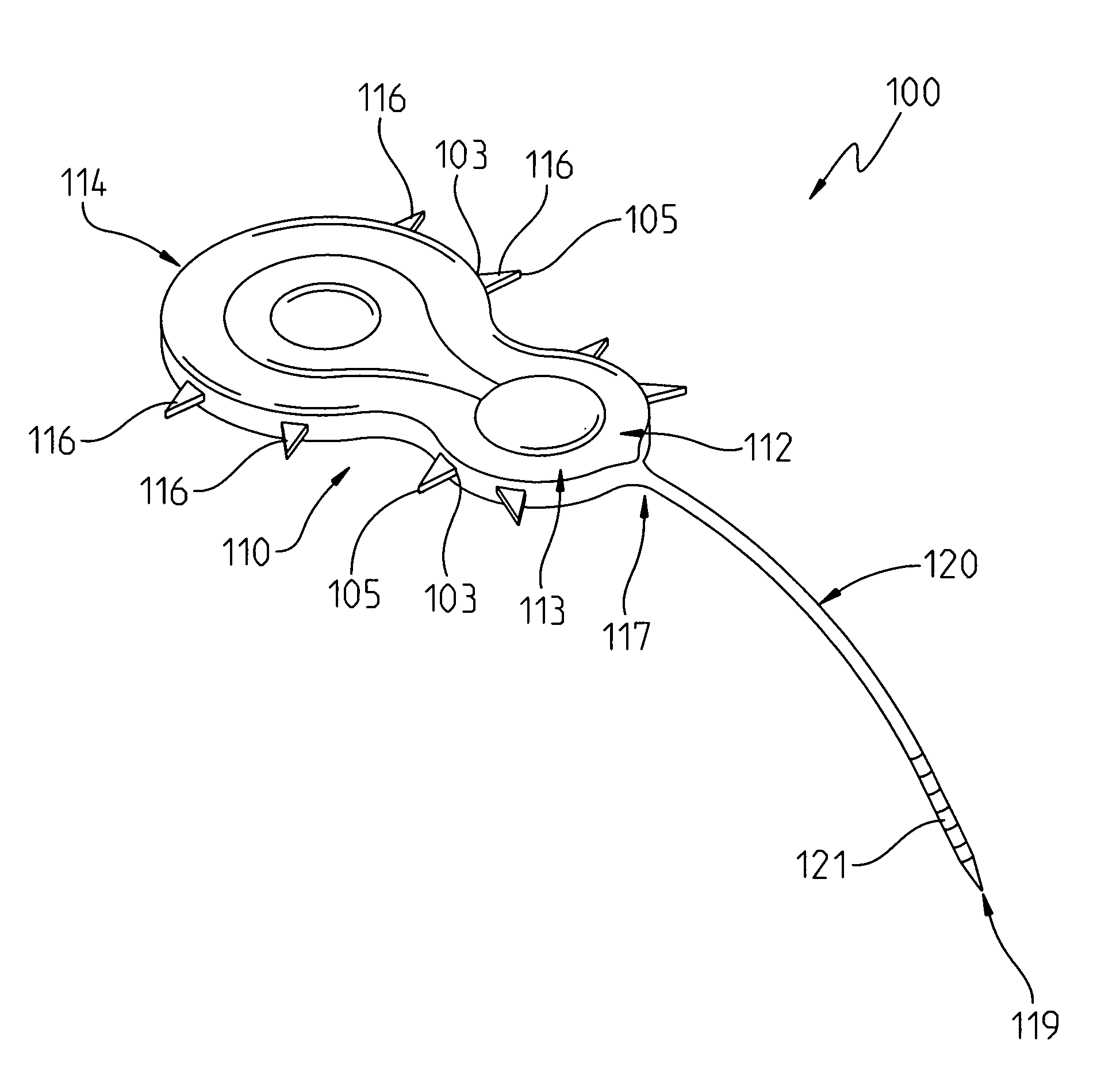 Cochlear implant stabilization and positioning device