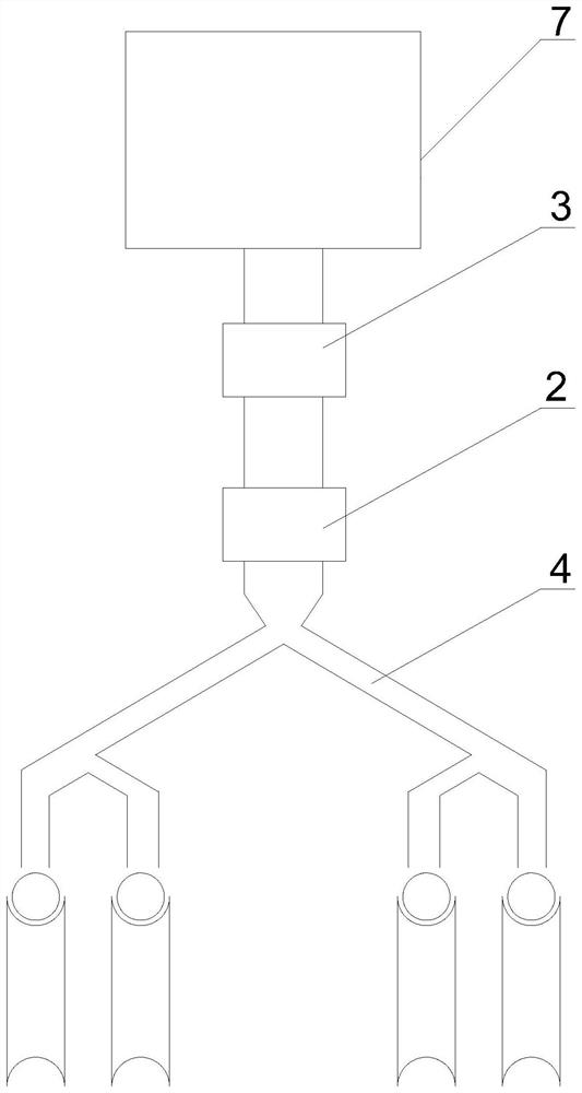 Full-automatic lubricating device for steel wire rope of feeding main winch of blast furnace