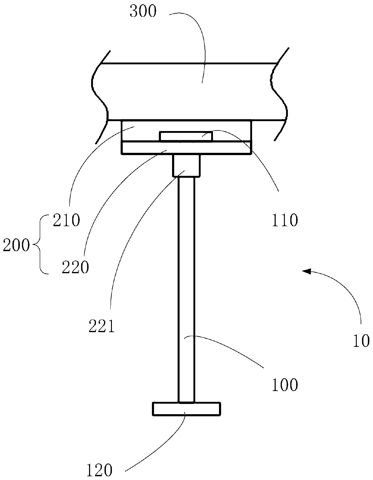 Grounding structure and chemical vapor deposition equipment with grounding structure