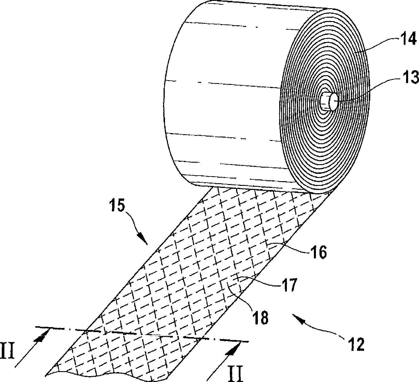 Lay-up arrangement and structural arrangement and method for producing a component for aerospace
