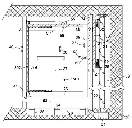 A cylindrical cam type home elevator