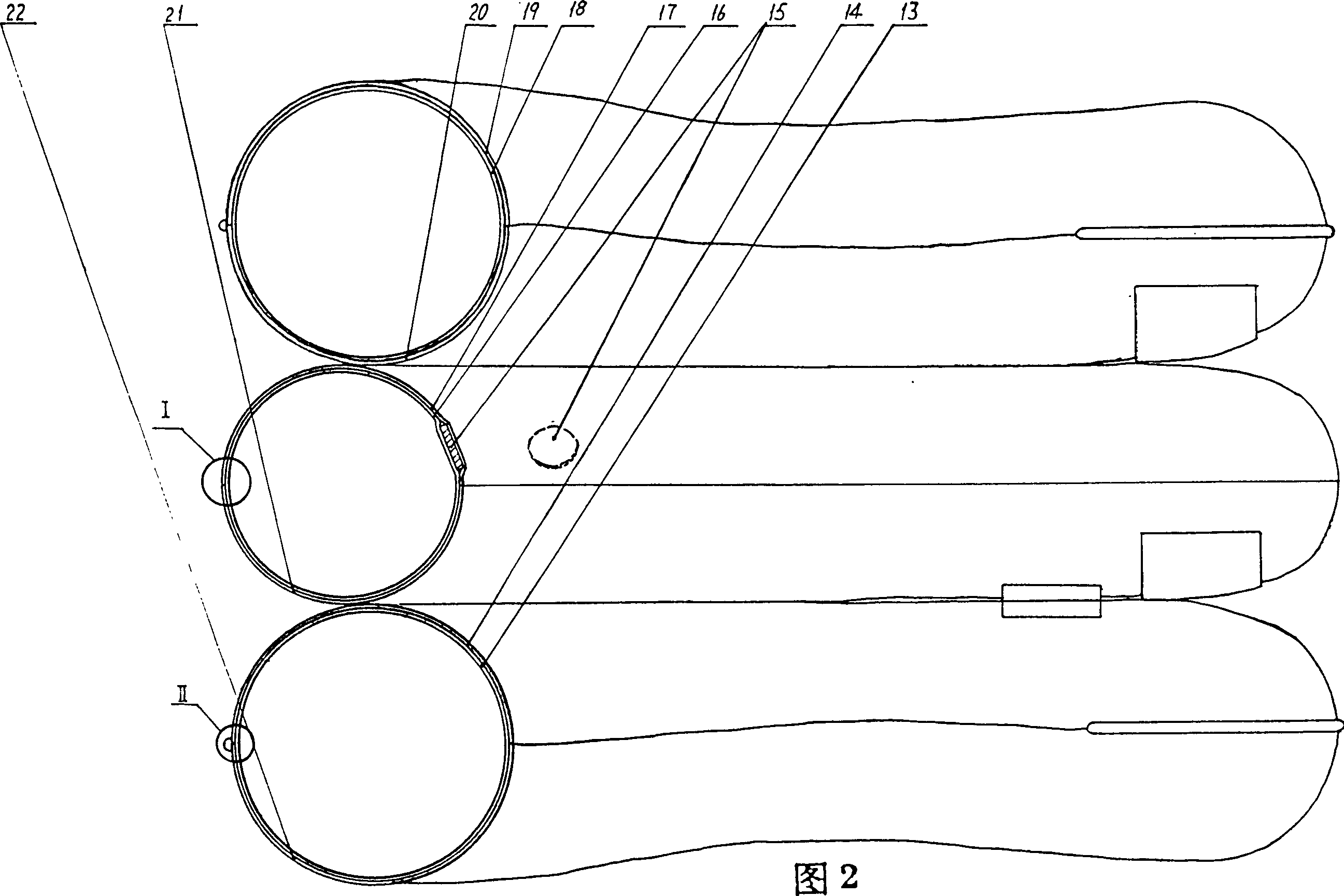 Portable fixer for magnetotherapeutic neck traction