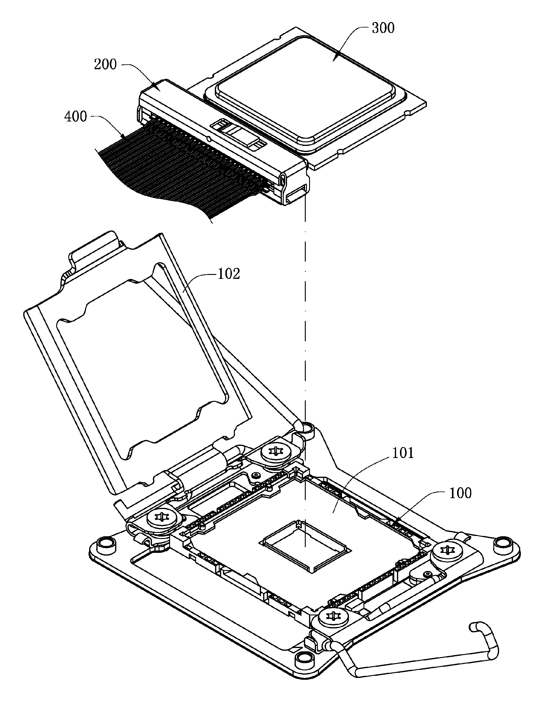 Adapter and electrical connection system