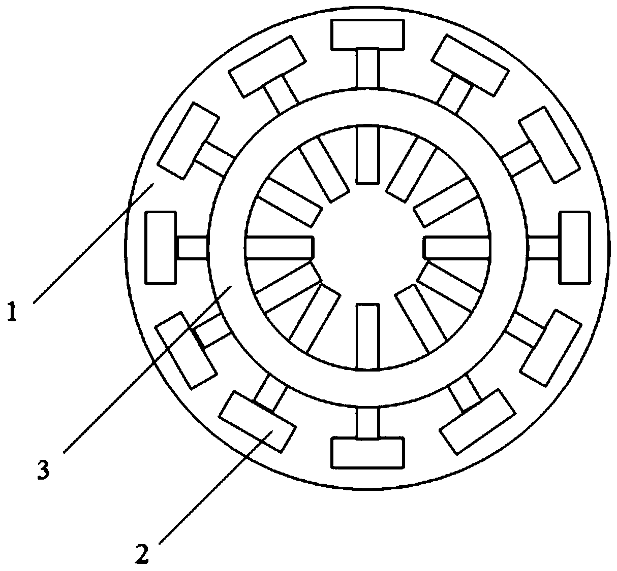Wireless charging and electromagnetic coupling structure and design method thereof