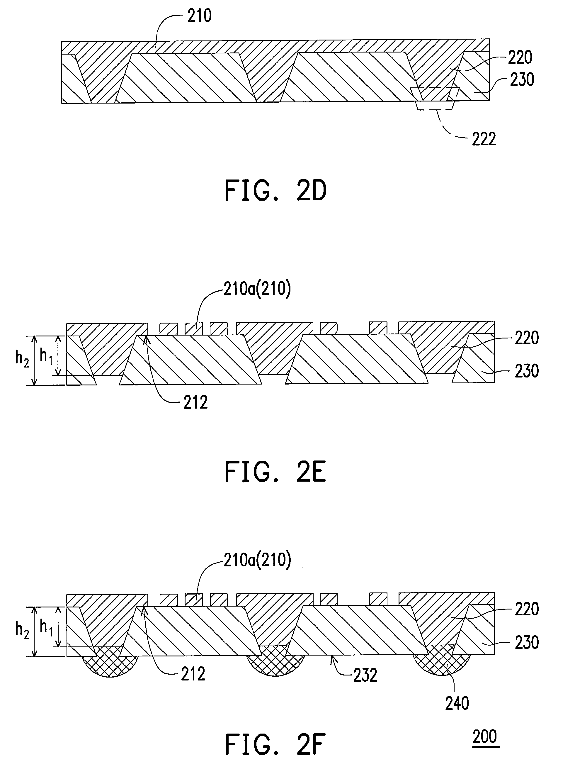 Circuit board structure with concave conductive cylinders and method for fabricating the same