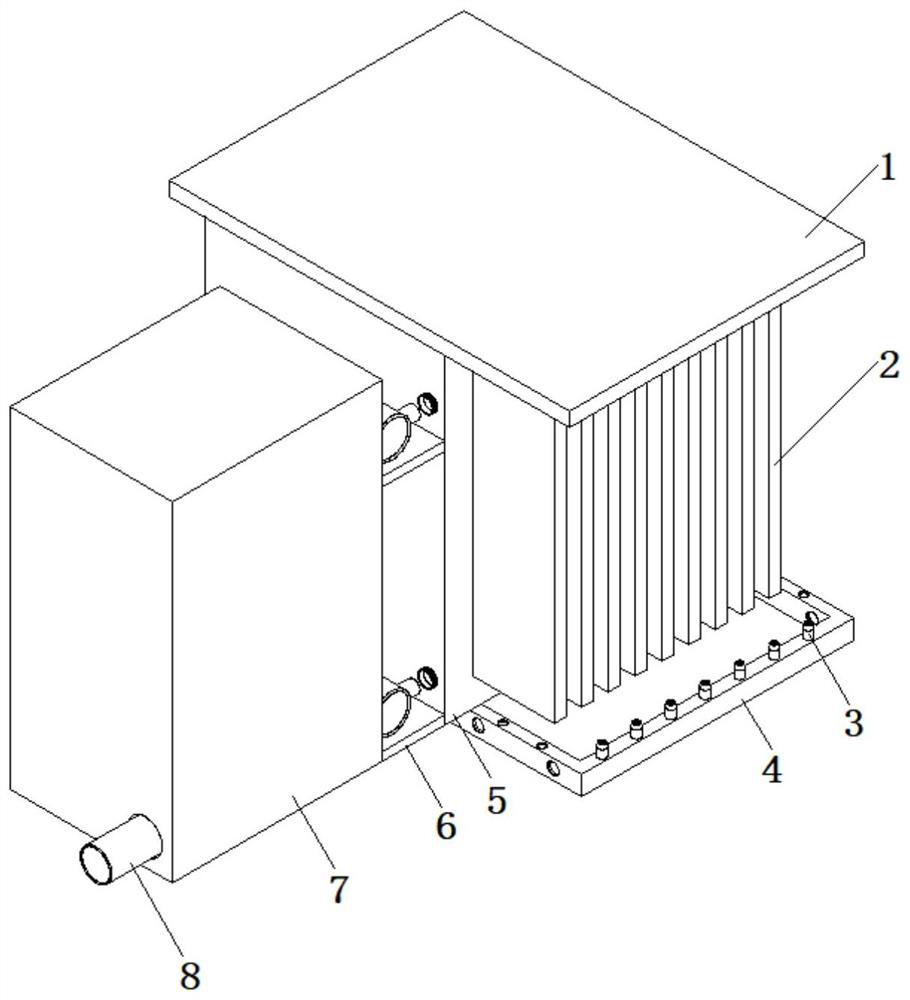 Cooling circulation protection device for oil-immersed transformer