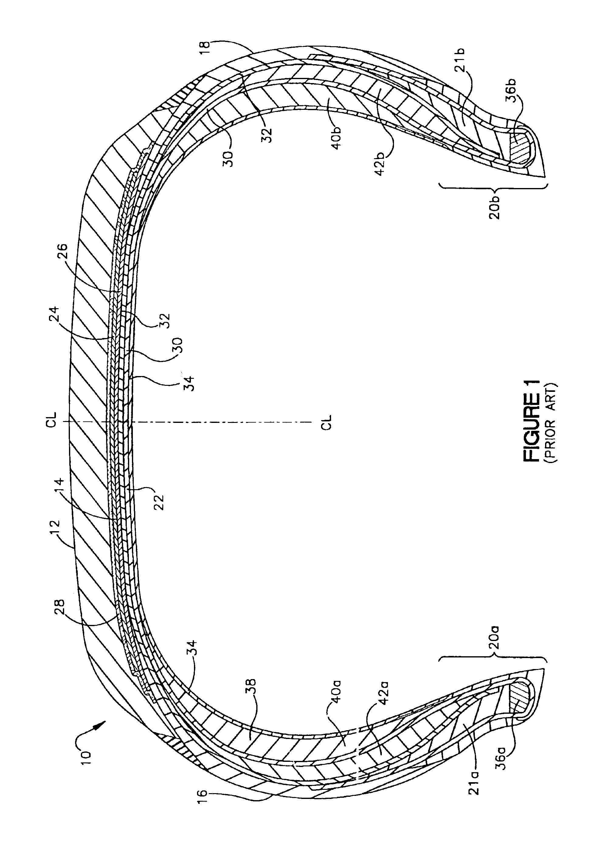 Variable-stiffness wedge insert for runflat tires