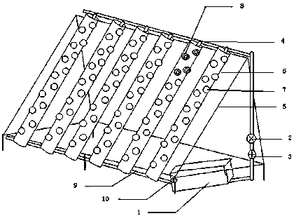 Soilless culture vegetable cultivation device