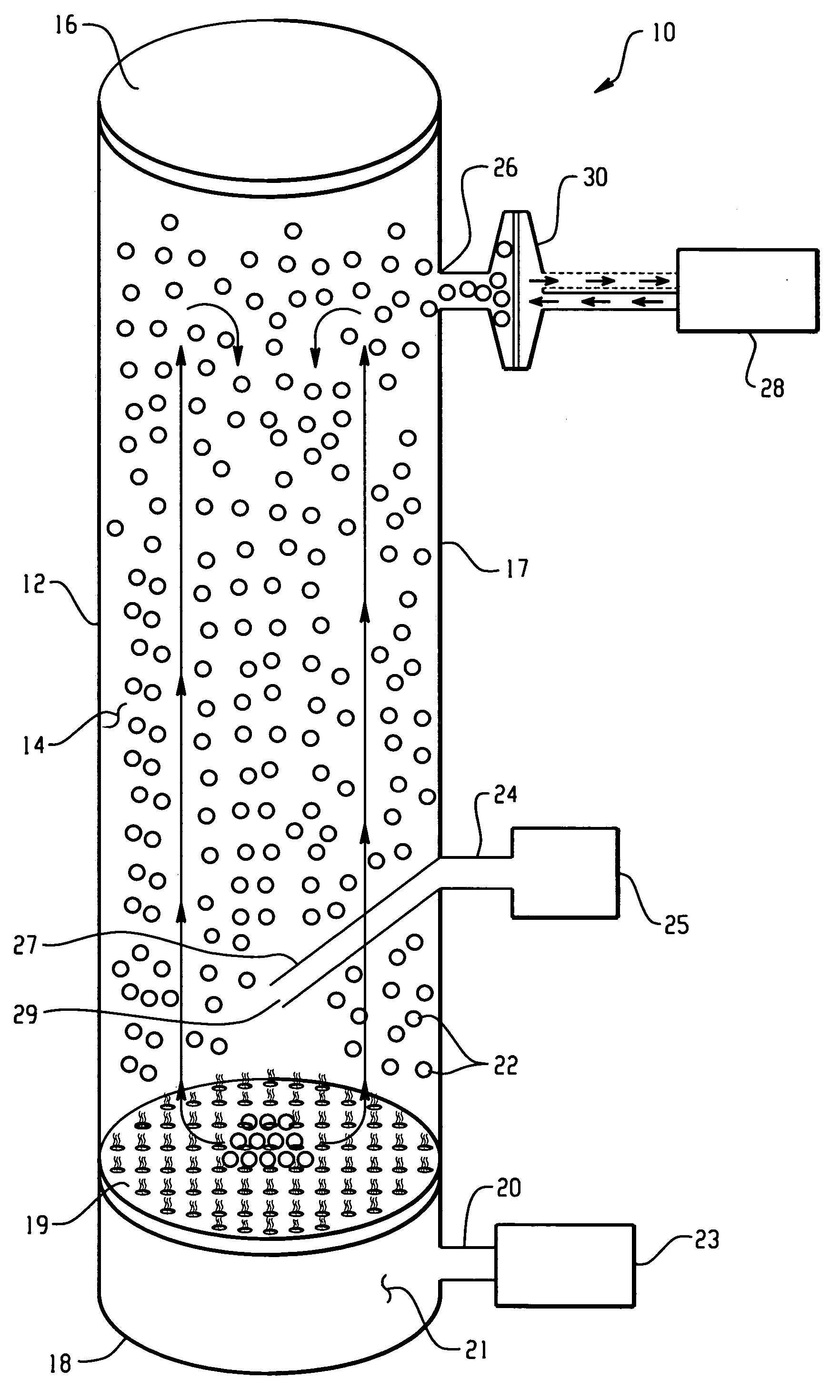 Fluidized-bed reactor system