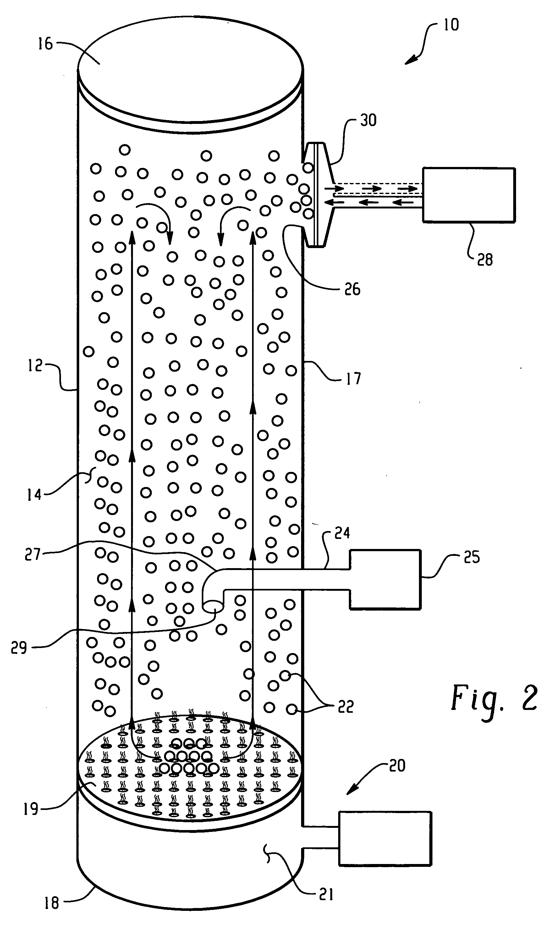 Fluidized-bed reactor system