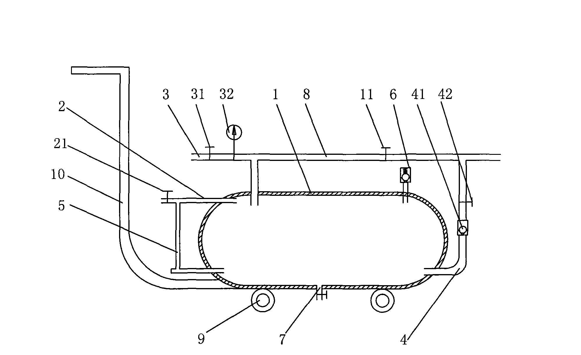 Device for detecting mould impermeability