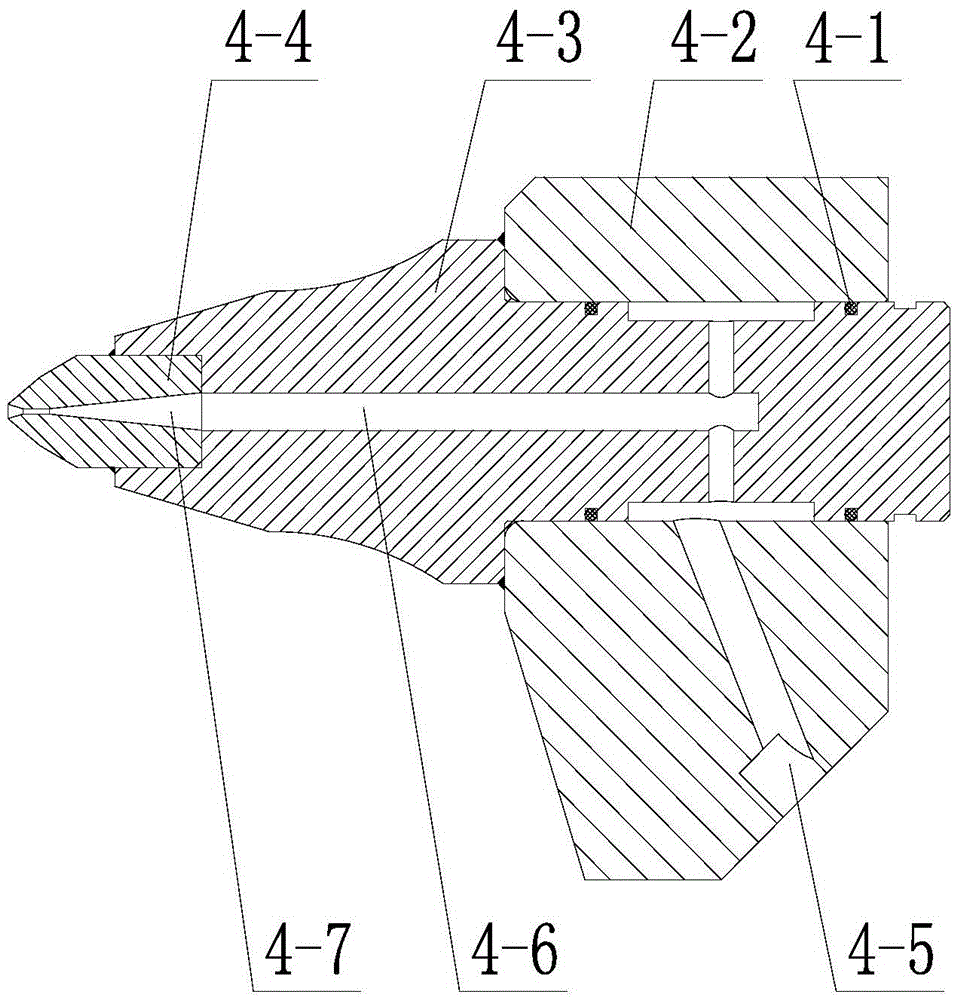 A high-pressure water jet auxiliary cutting head for roadheader