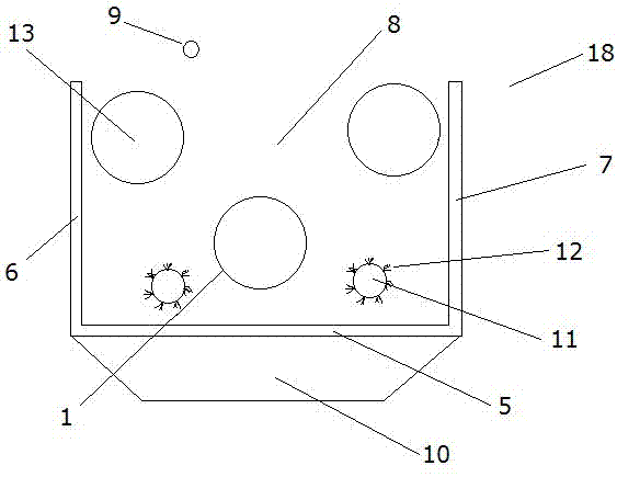 Circulating type peeling and cleaning integrated machine